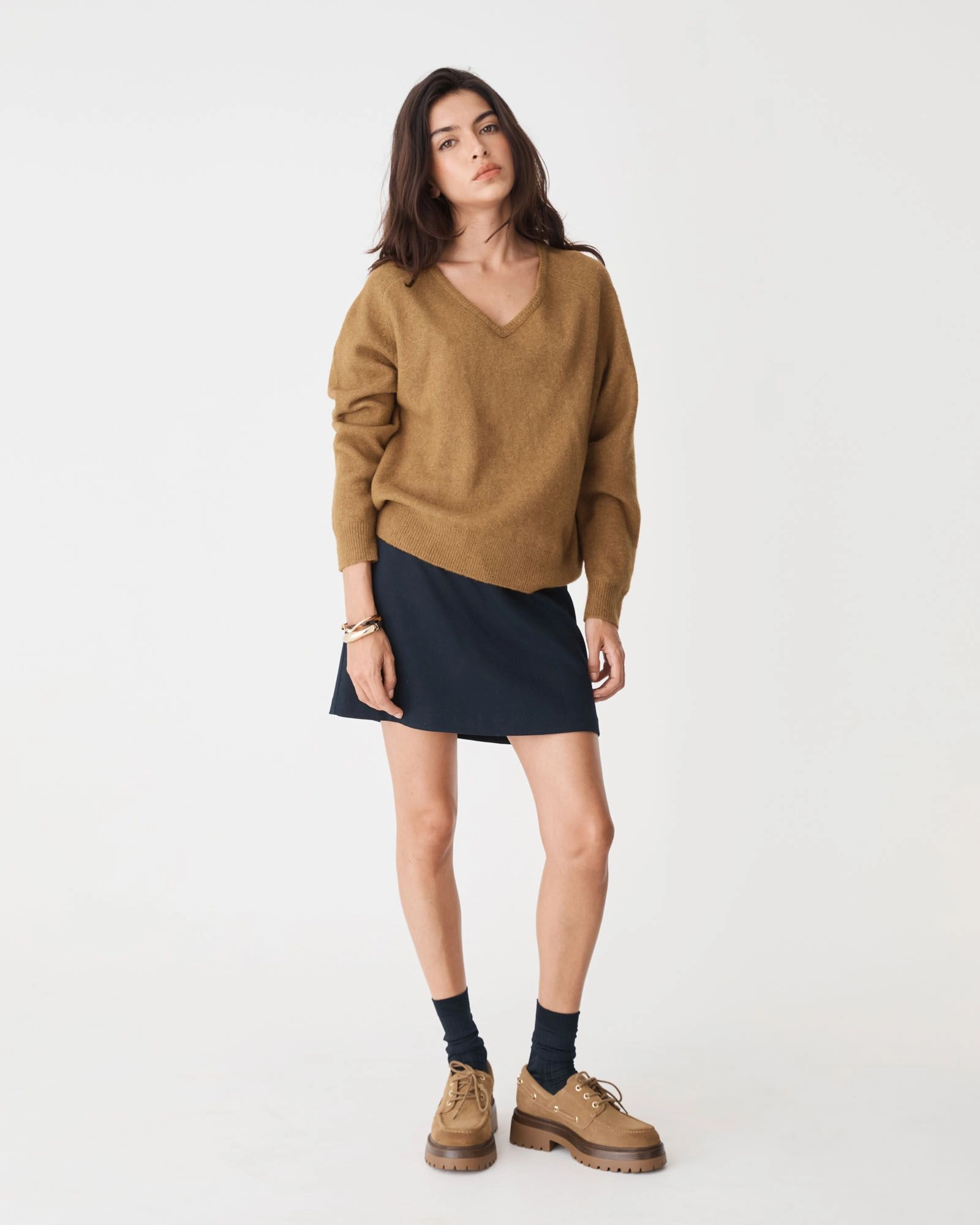 Forcast Clothing - Octavia V-Neck Jumper