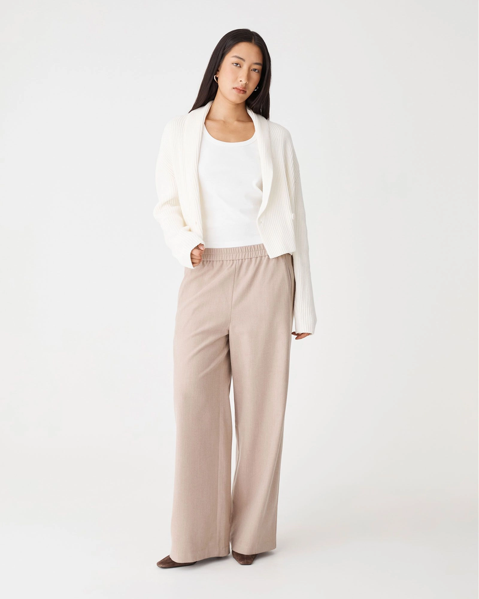 Forcast Clothing - Avery Shawl Collar Cardigan