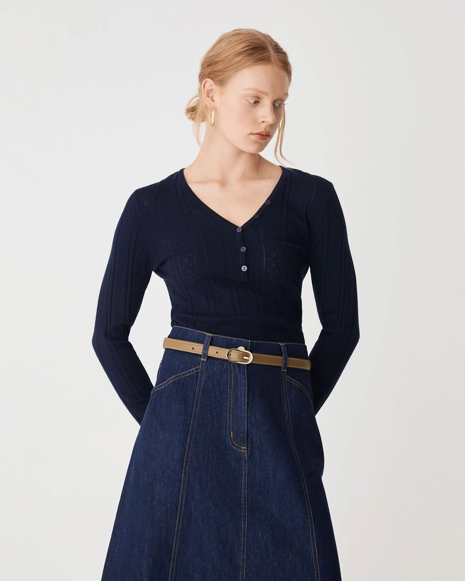 Forcast Clothing - Lacey Pointelle Knit