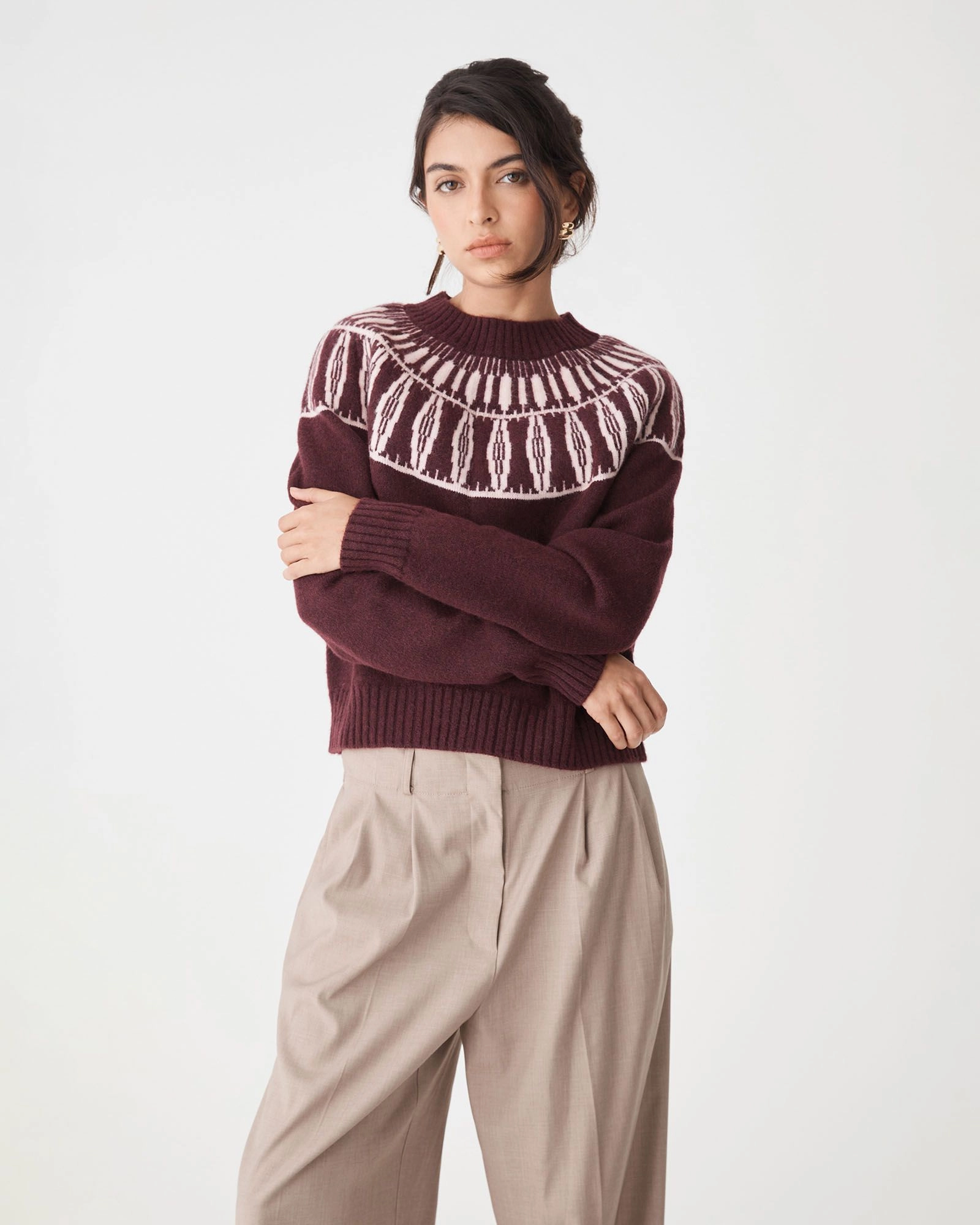 Forcast Clothing - Allegra Fair Isle Sweater