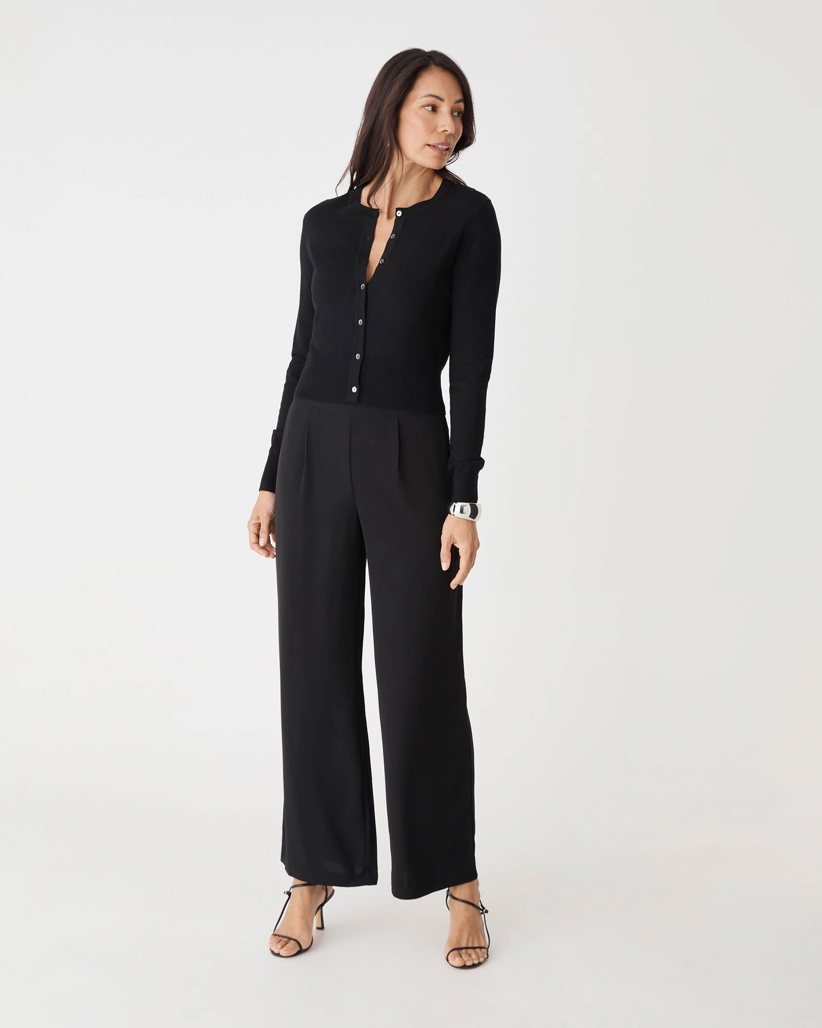 Forcast Clothing - Jessie Crew Neck Cardigan