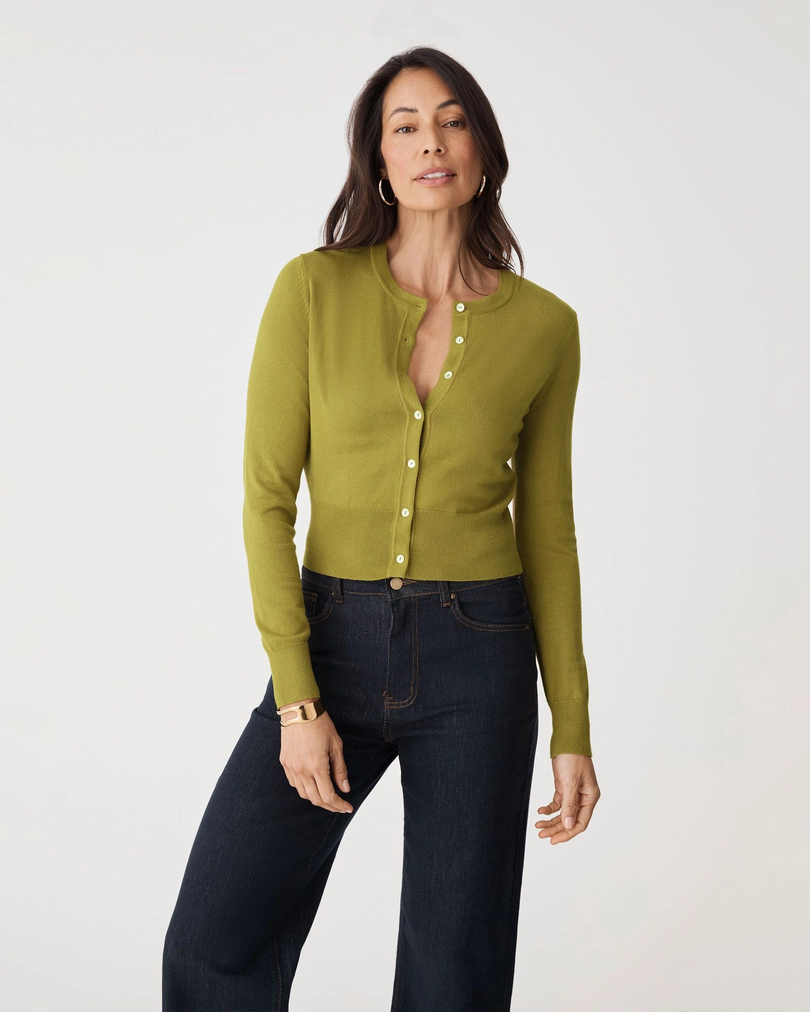 Forcast Clothing - Jessie Crew Neck Cardigan
