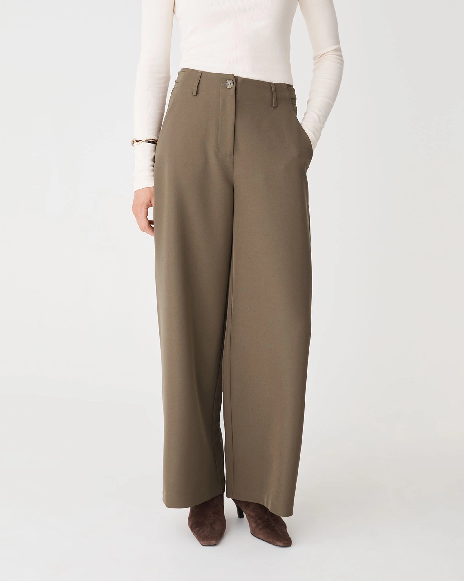 Forcast Clothing - Stevie Adjustable Waist Pants 