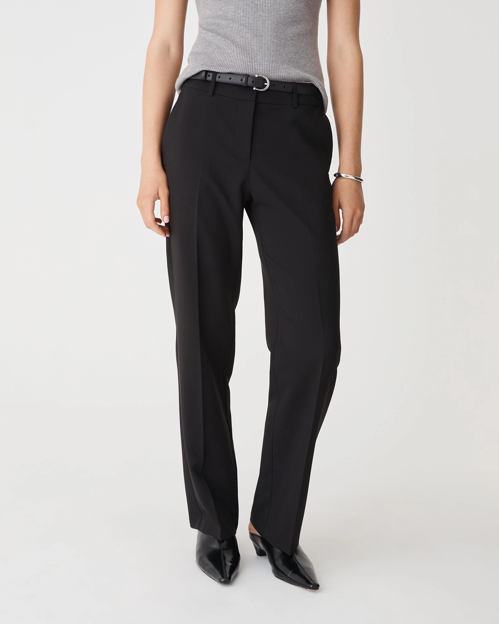 Forcast Clothing - Nikki Mid Rise Straight Pants