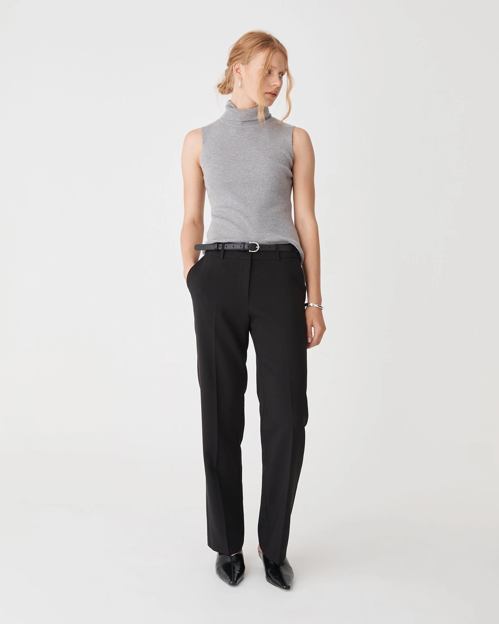 Forcast Clothing - Nikki Mid Rise Straight Pants