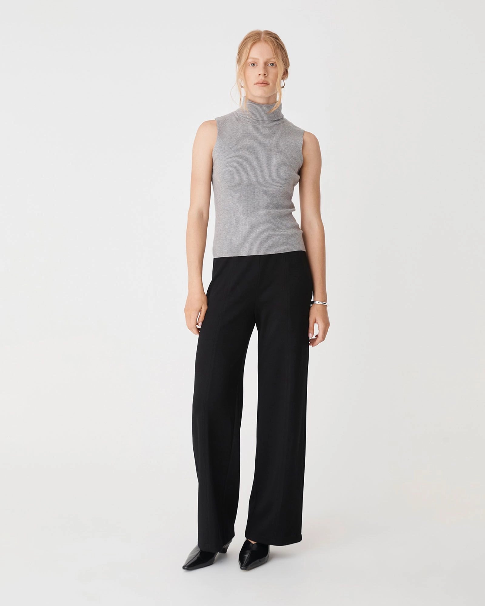 Forcast Clothing - Juno Wide Leg Ponte Pants