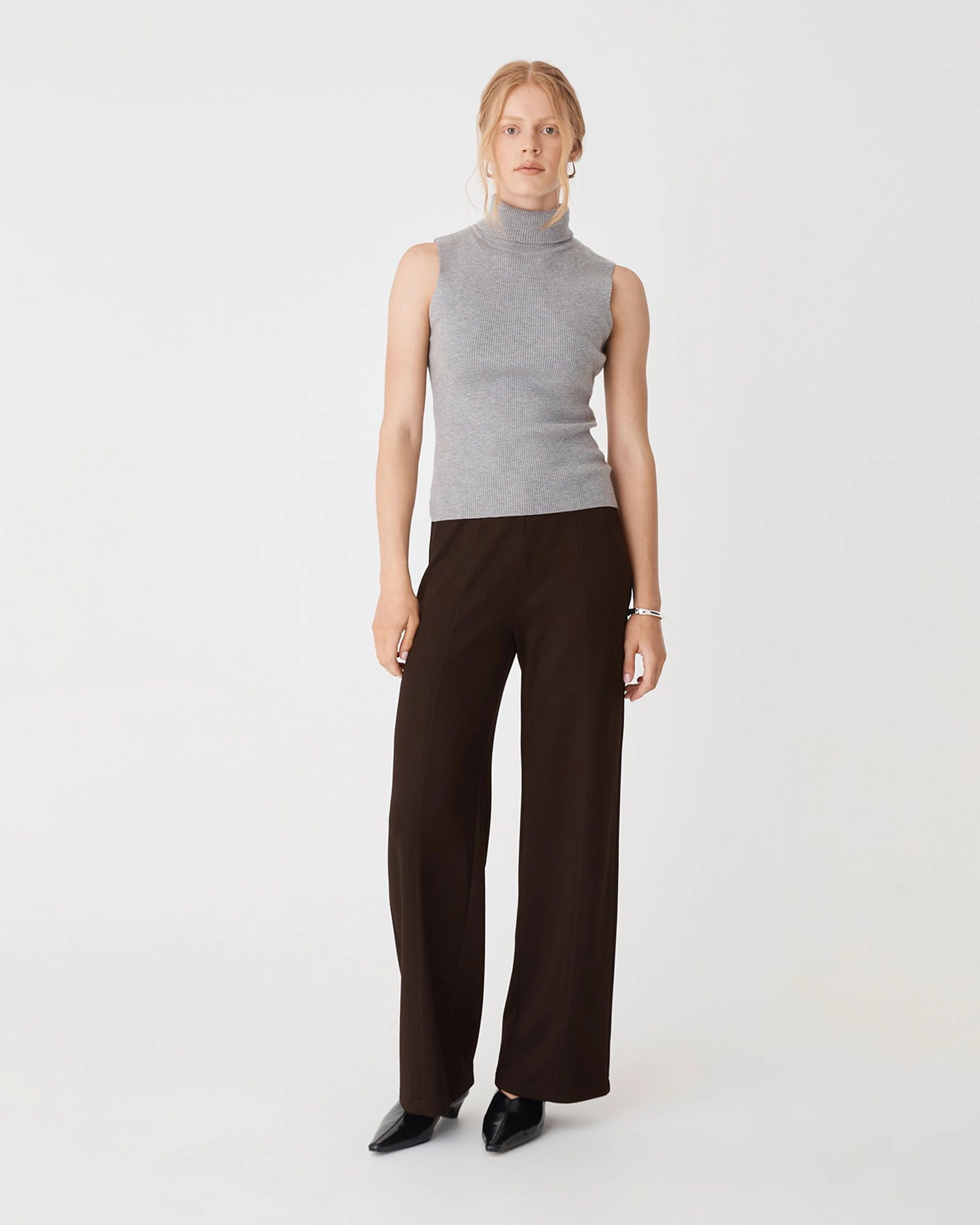 Forcast Clothing - Juno Wide Leg Ponte Pants