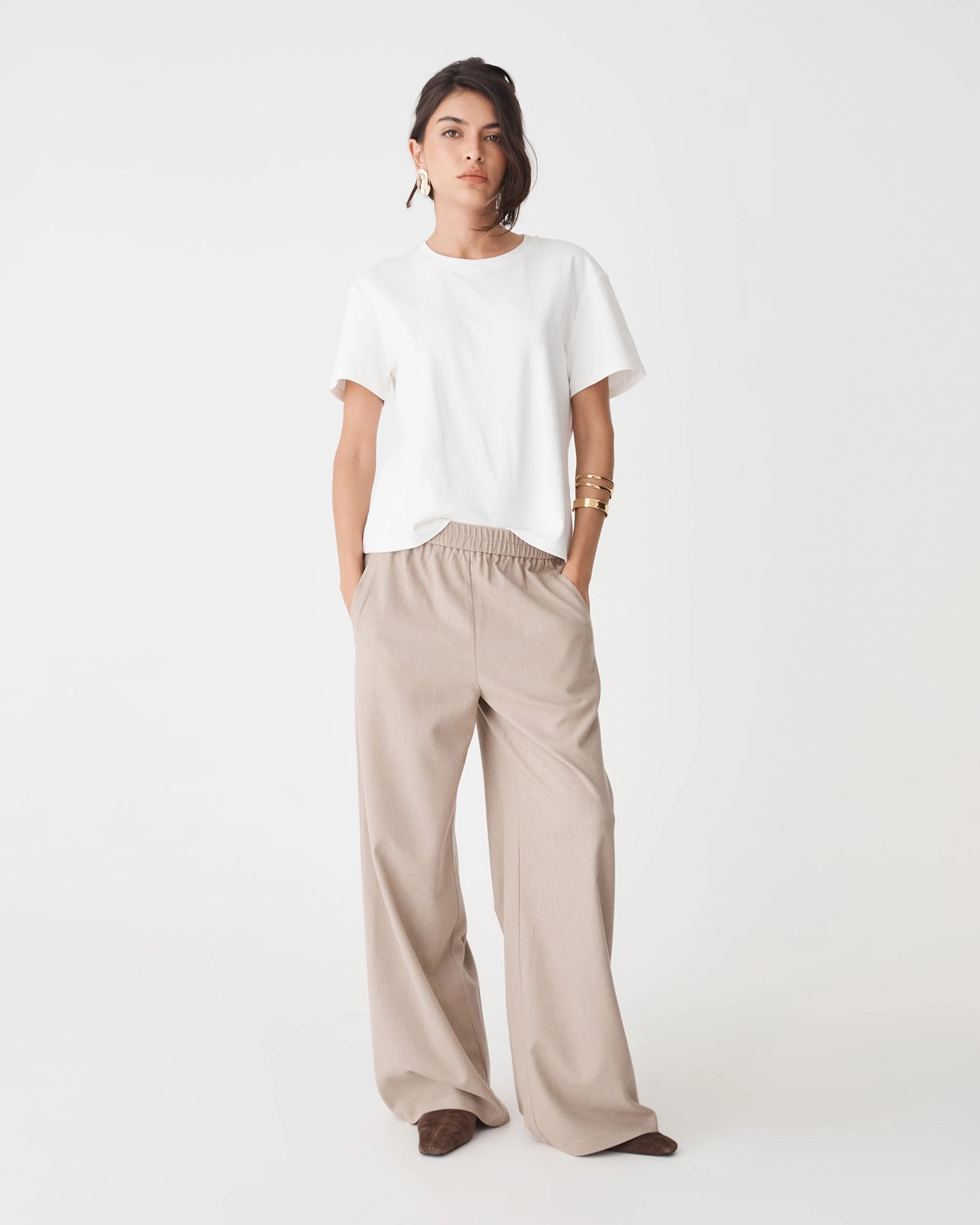 Forcast Clothing - Irene Elastic Waist Pants