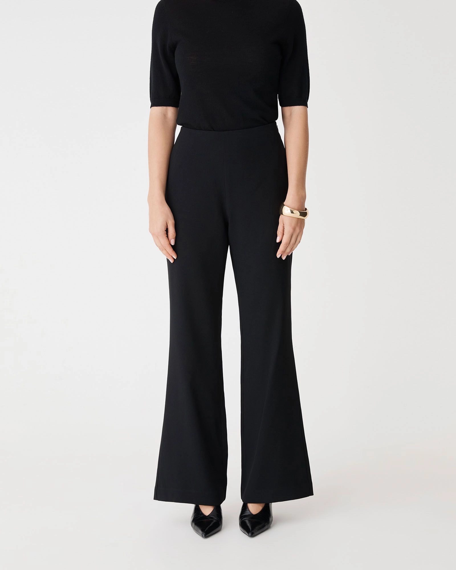 Forcast Clothing - Kaitlyn Crepe Bootleg Pants