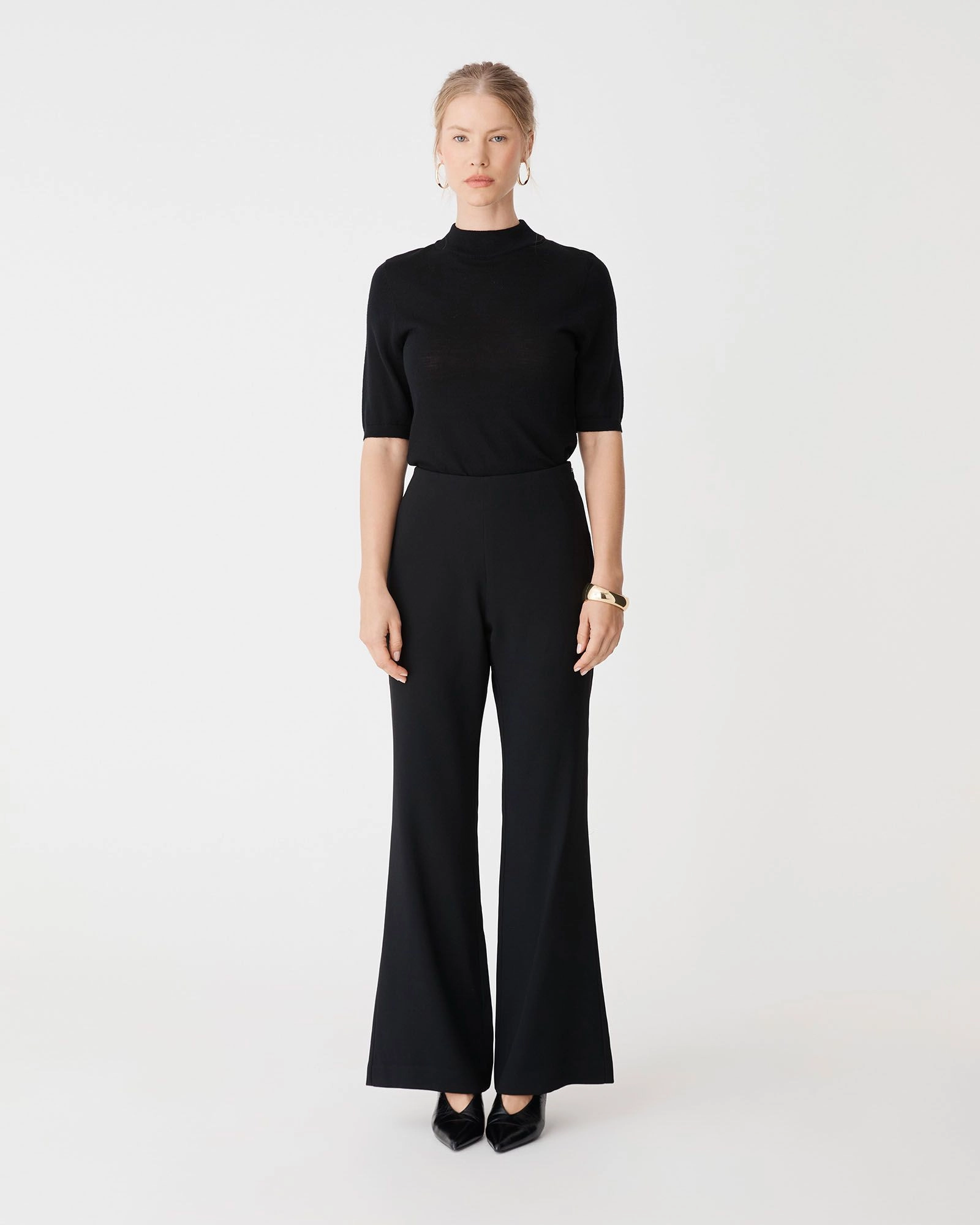 Forcast Clothing - Kaitlyn Crepe Bootleg Pants