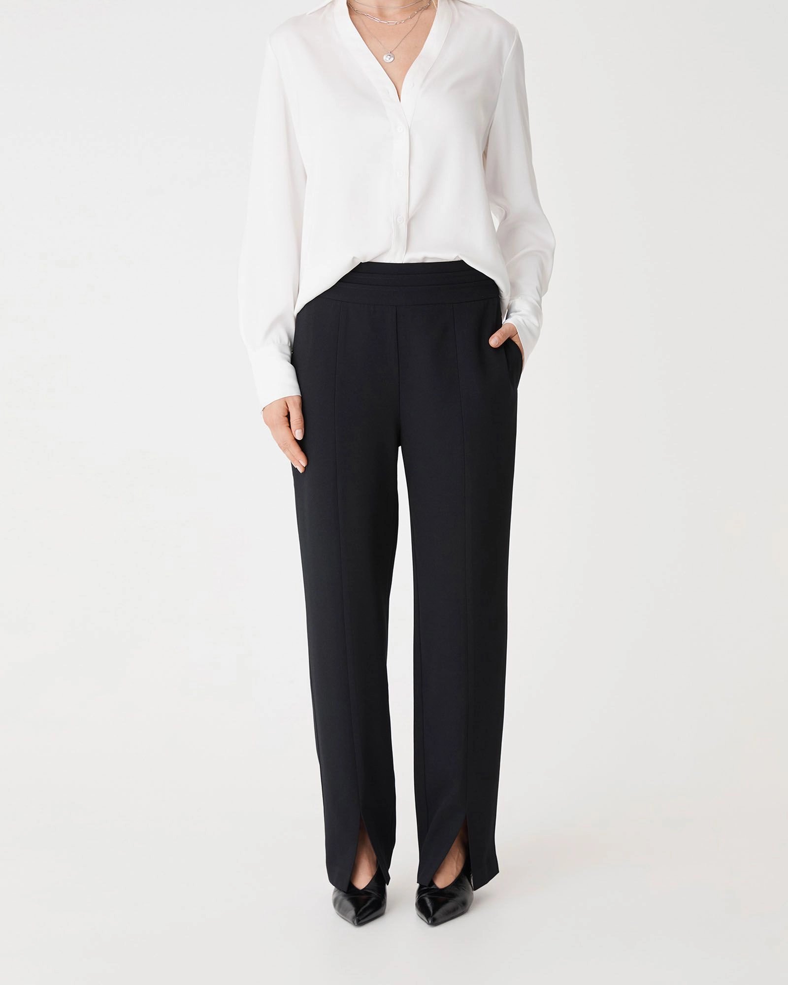Forcast Clothing - Tilda Split Hem Pants