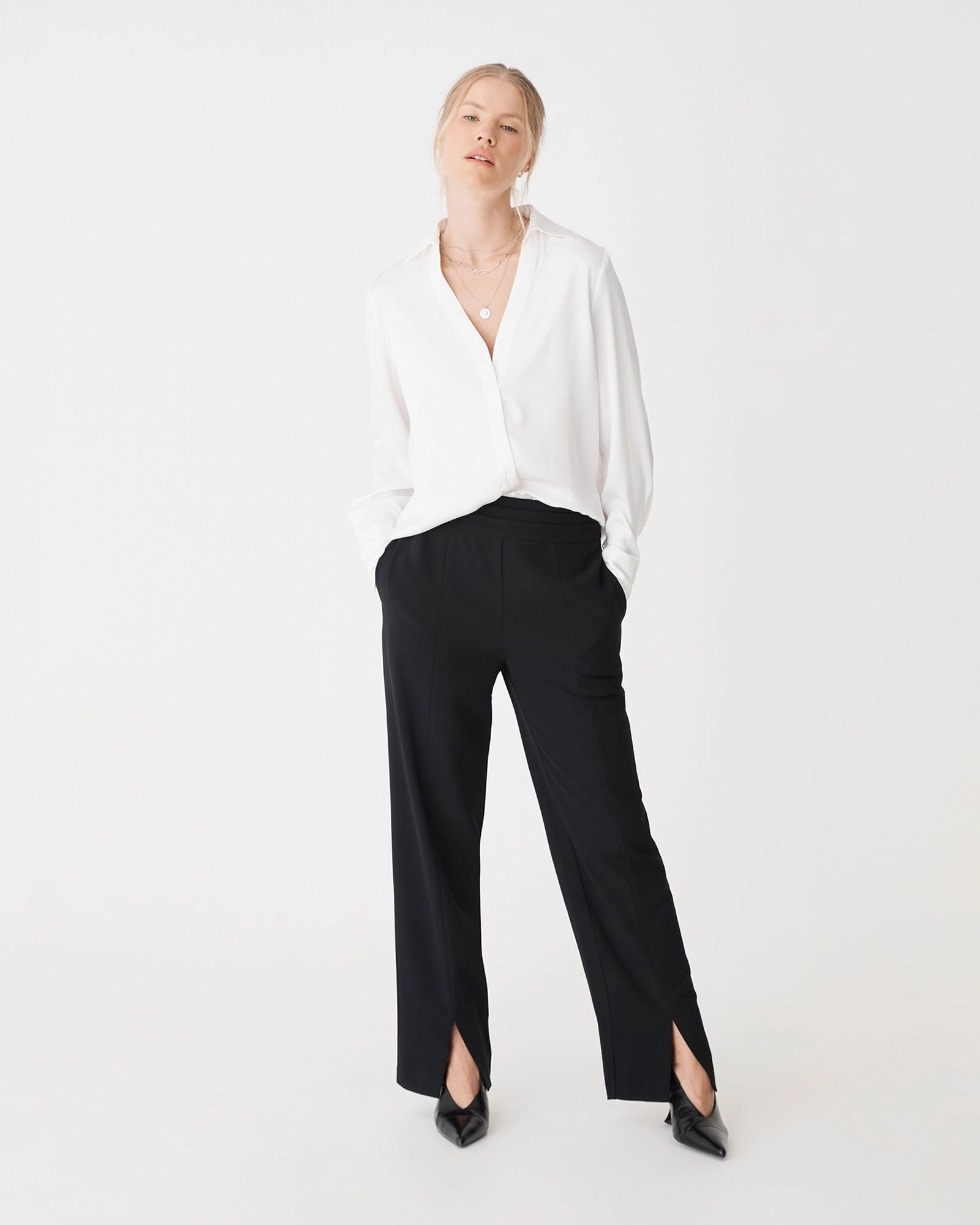Forcast Clothing - Tilda Split Hem Pants