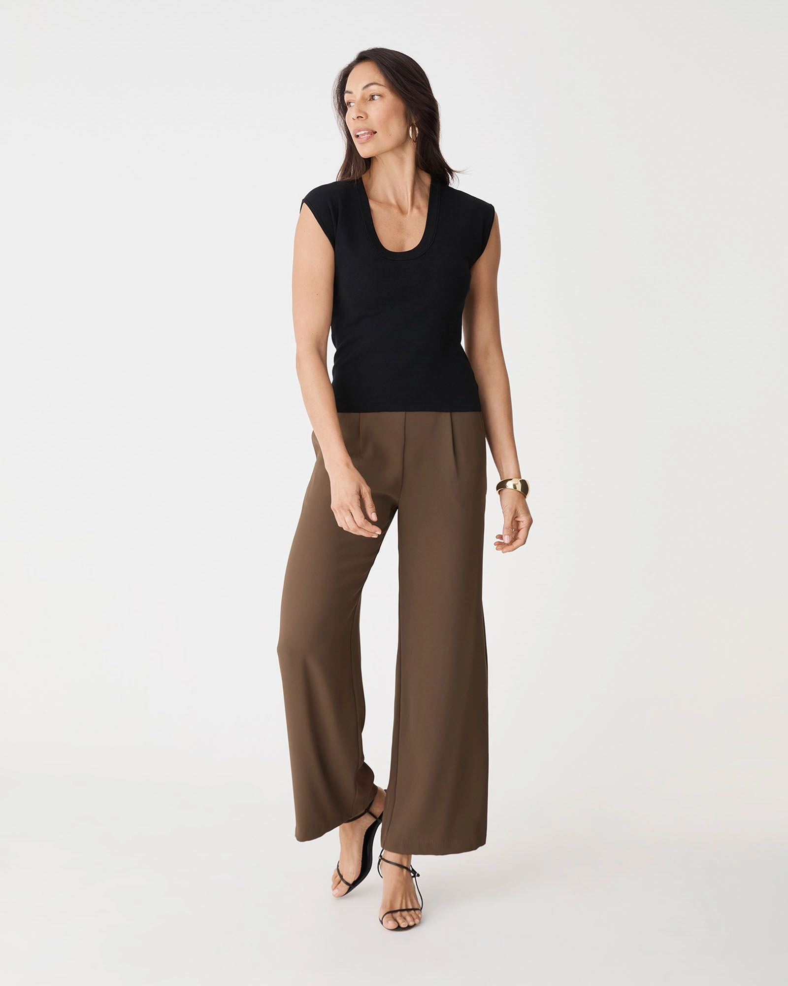 Forcast Clothing - Maggie Elastic Waist Pants