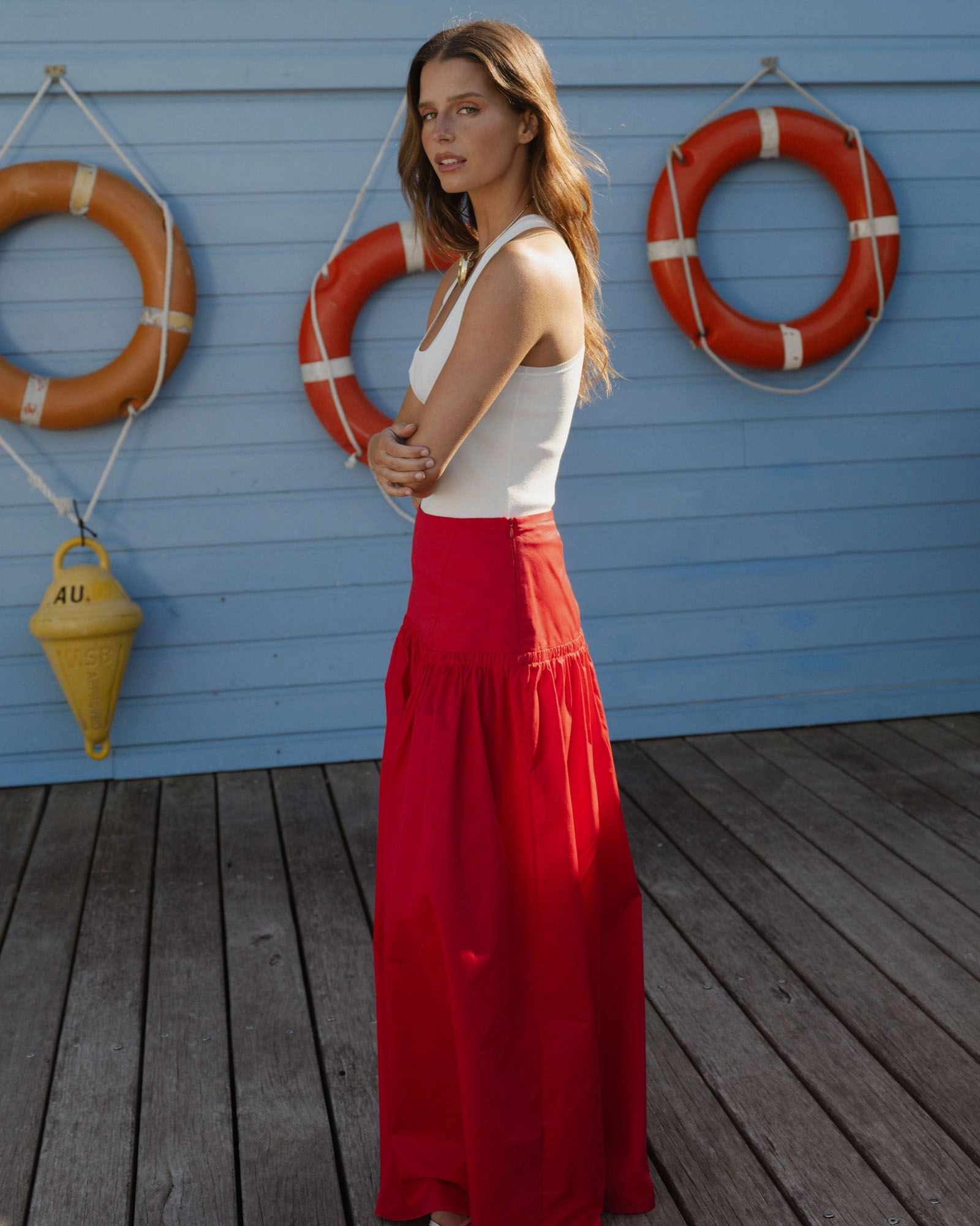 Forcast Clothing - Kayla Cotton Skirt