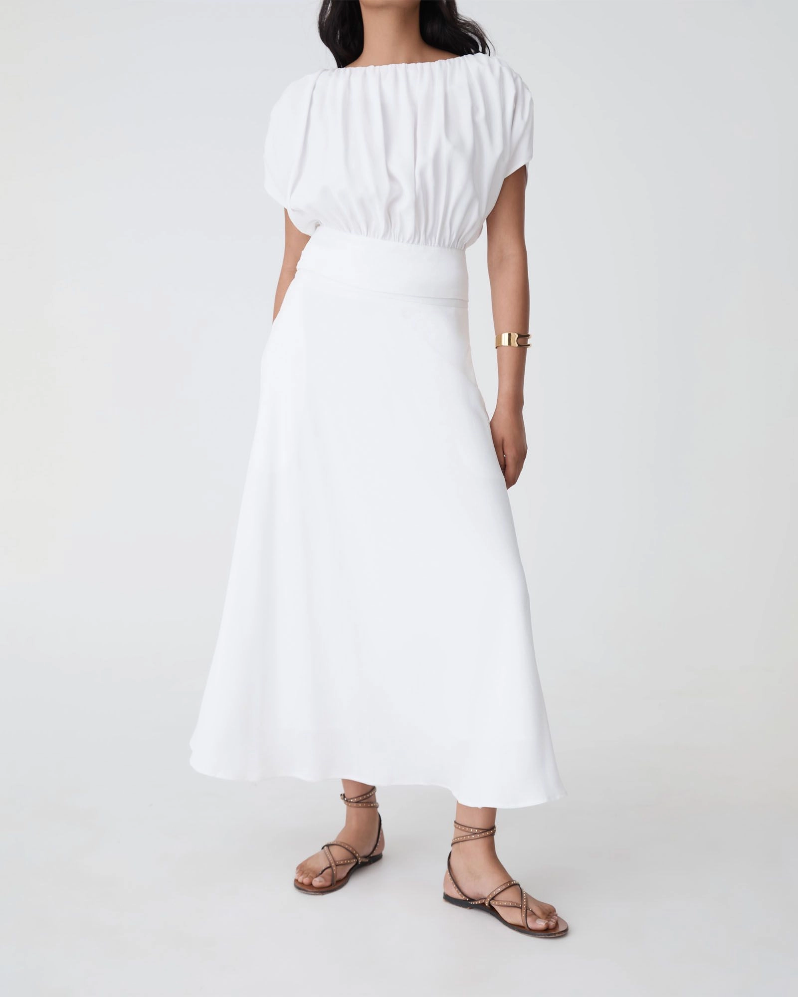 Forcast Clothing - Goulbury A-Line Midi Skirt