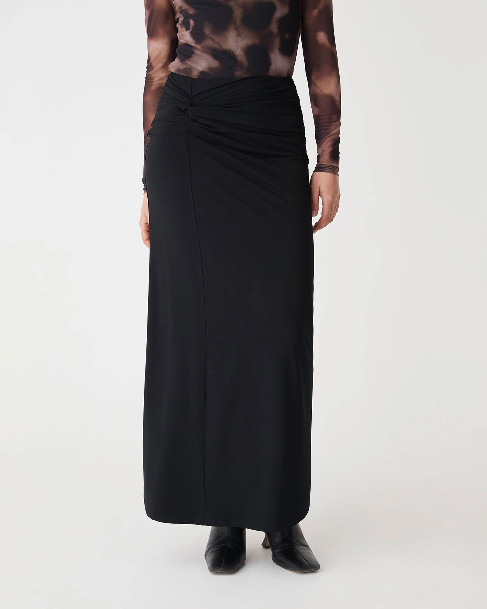 Forcast Clothing - Dasha Ruched Bamboo Skirt