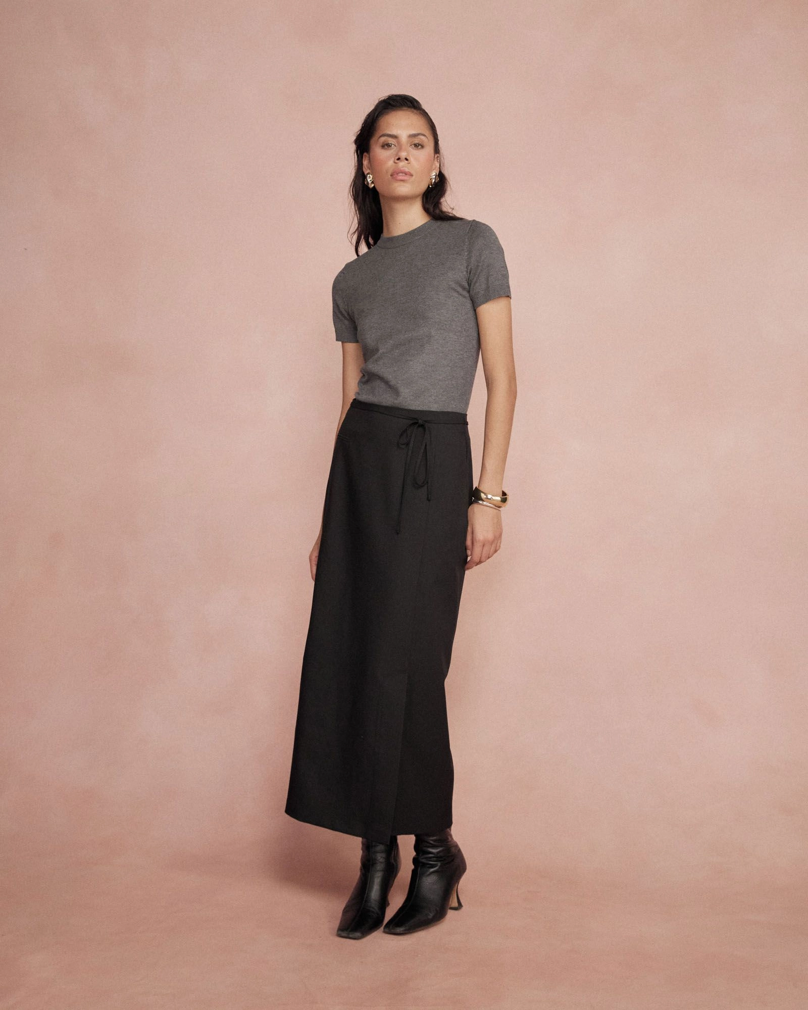 Forcast Clothing - Greta Column Skirt