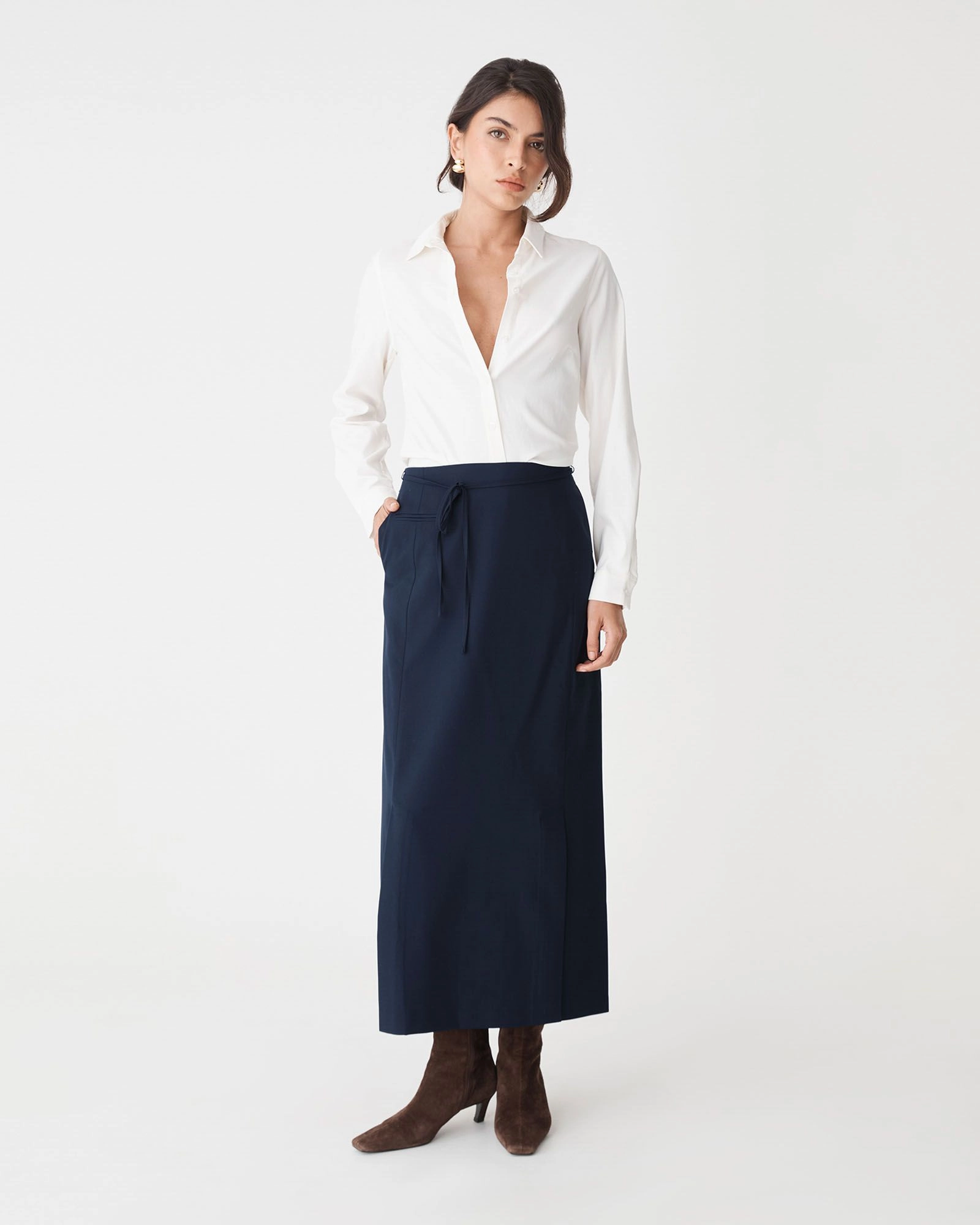 Forcast Clothing - Greta Column Skirt