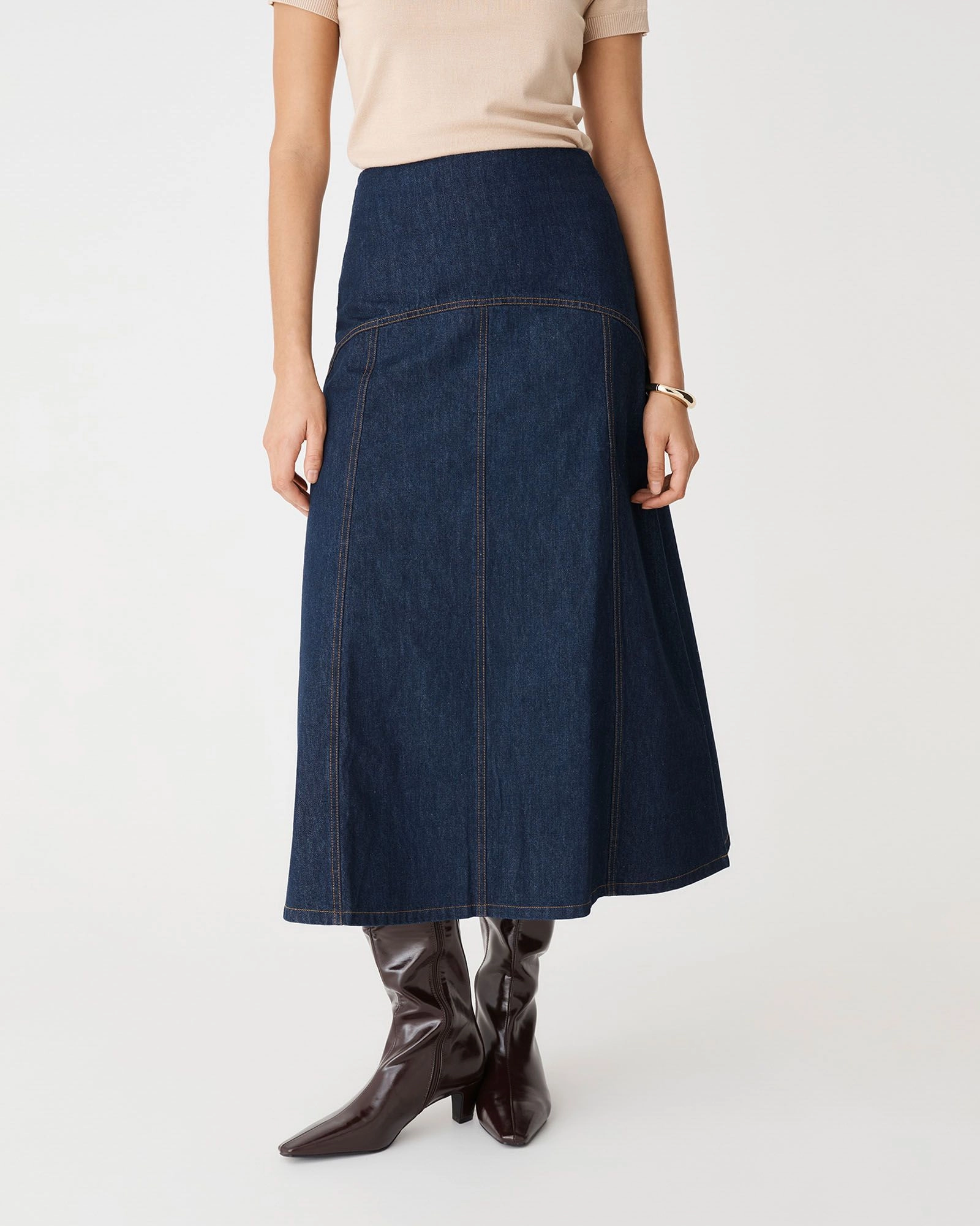 Forcast Clothing - Nancy A-Line Denim Skirt