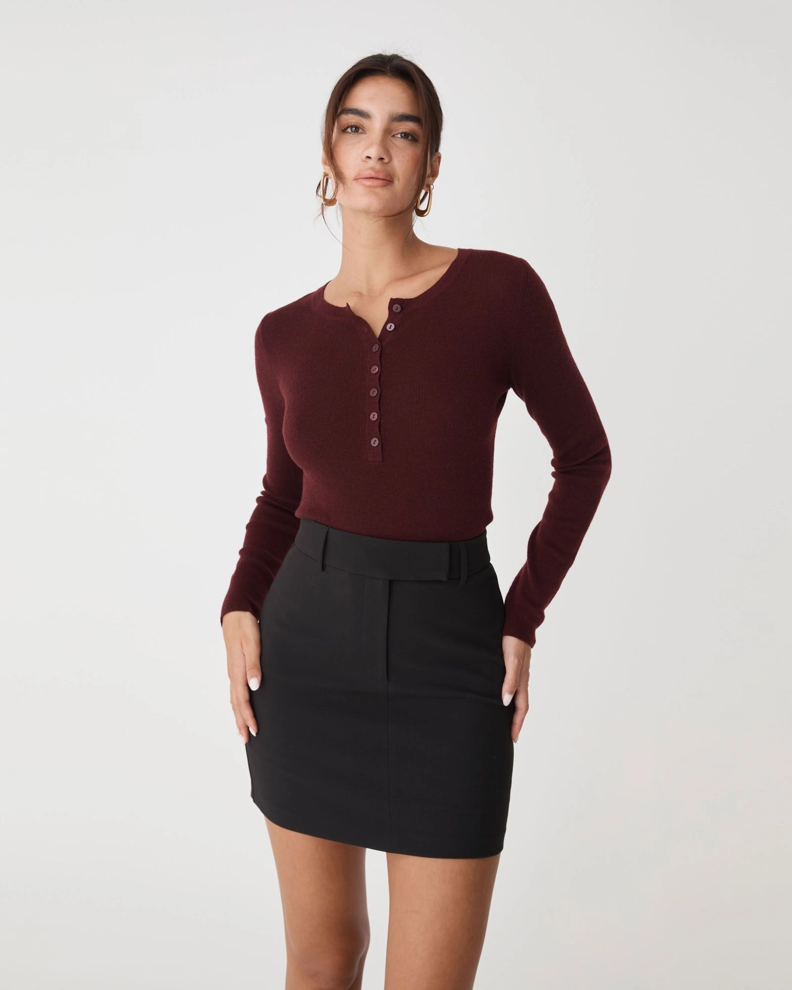 Forcast Clothing - Nikki Straight Mini Skirt