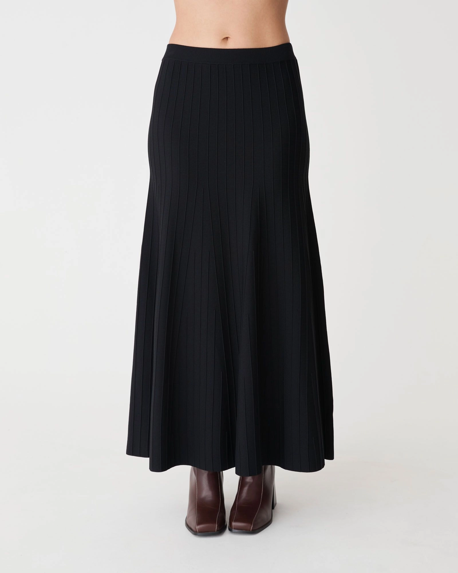 Forcast Clothing - Nevaeh A-Line Knit Skirt