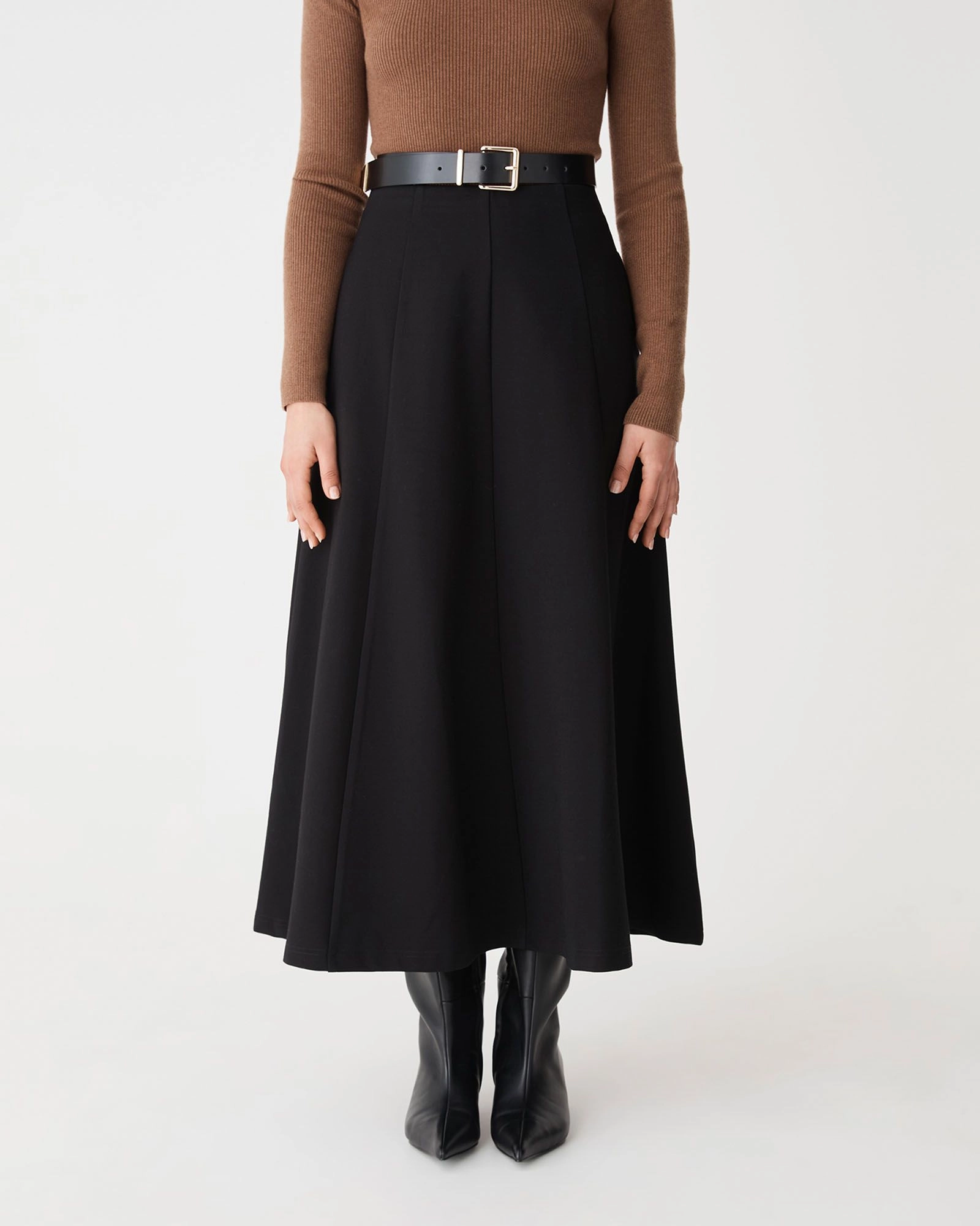 Forcast Clothing - Janice A-Line Ponte Skirt