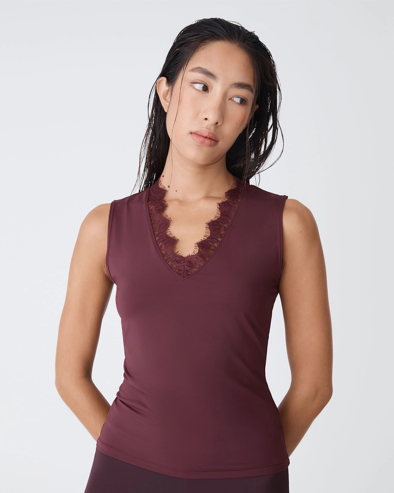 Forcast Clothing - Greer Lace Trim Cami