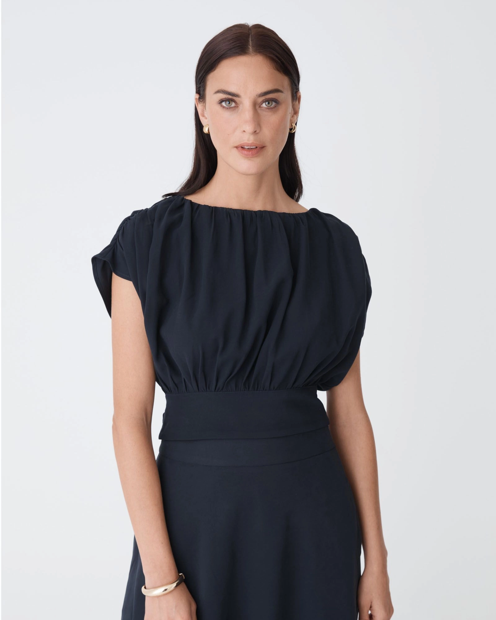 Forcast Clothing - Goulbury Tie Waist Top