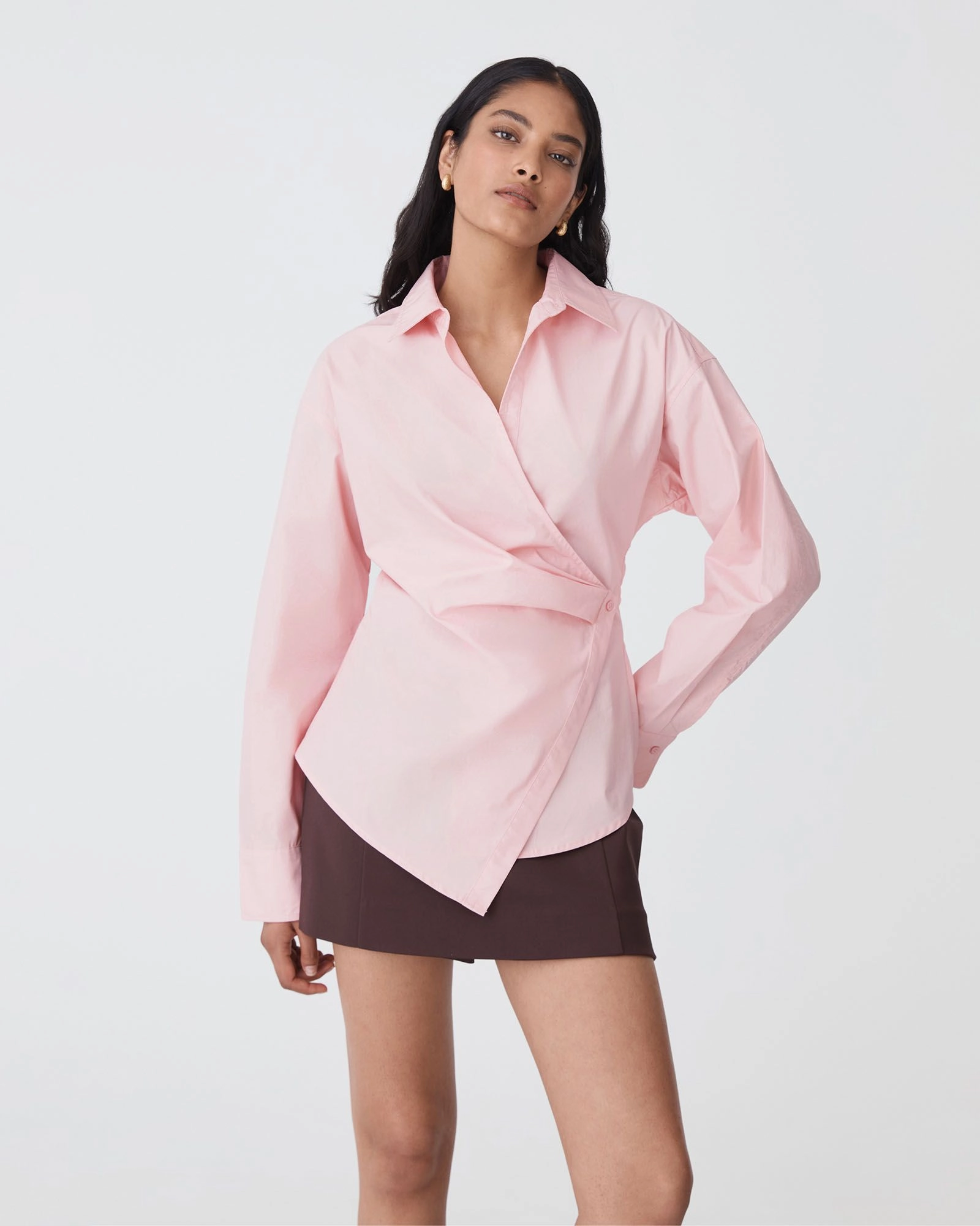 Forcast Clothing - Katrina Wrap Shirt