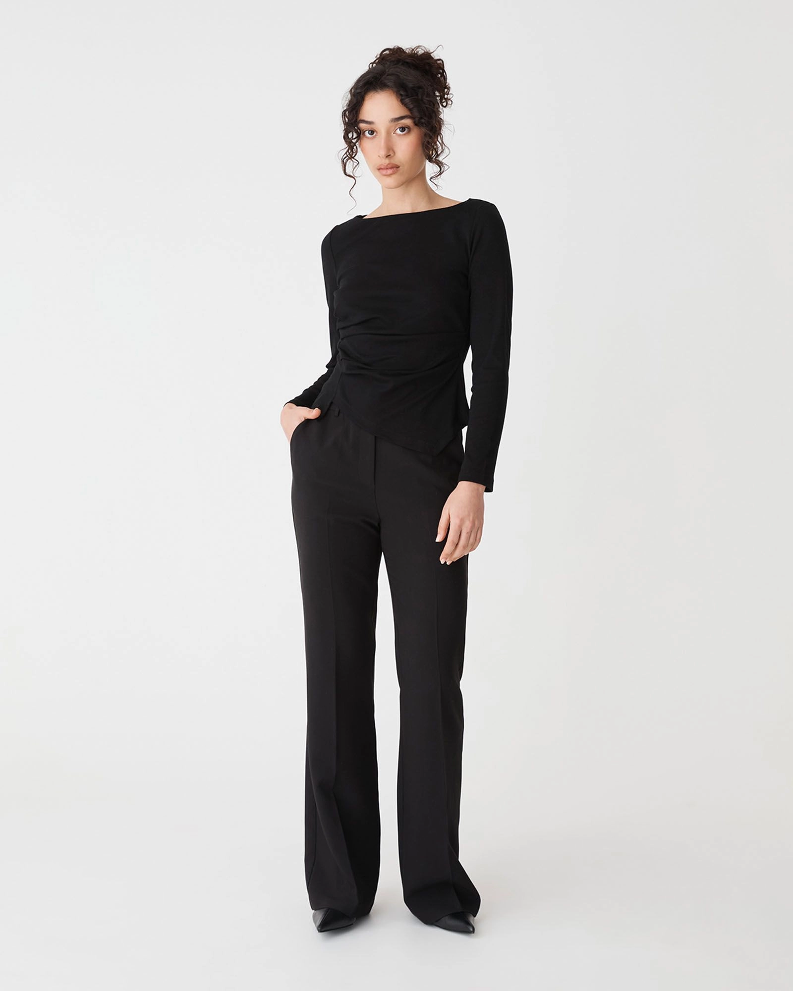 Forcast Clothing - Calia Asymmetric Knit Top