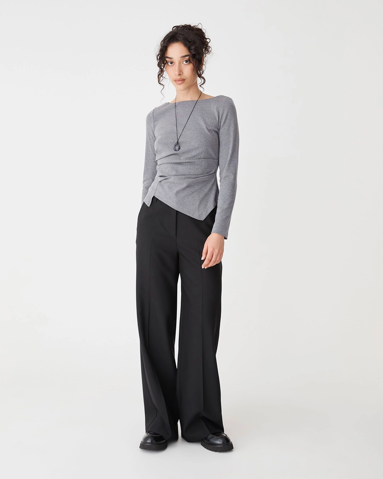 Forcast Clothing - Calia Asymmetric Knit Top