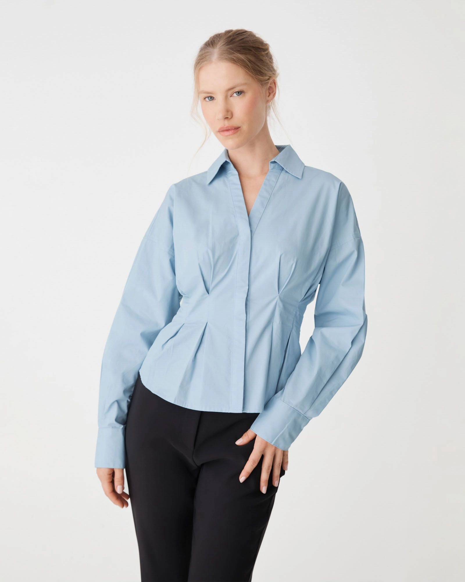 Forcast Clothing - Billie Pleat Waist Shirt