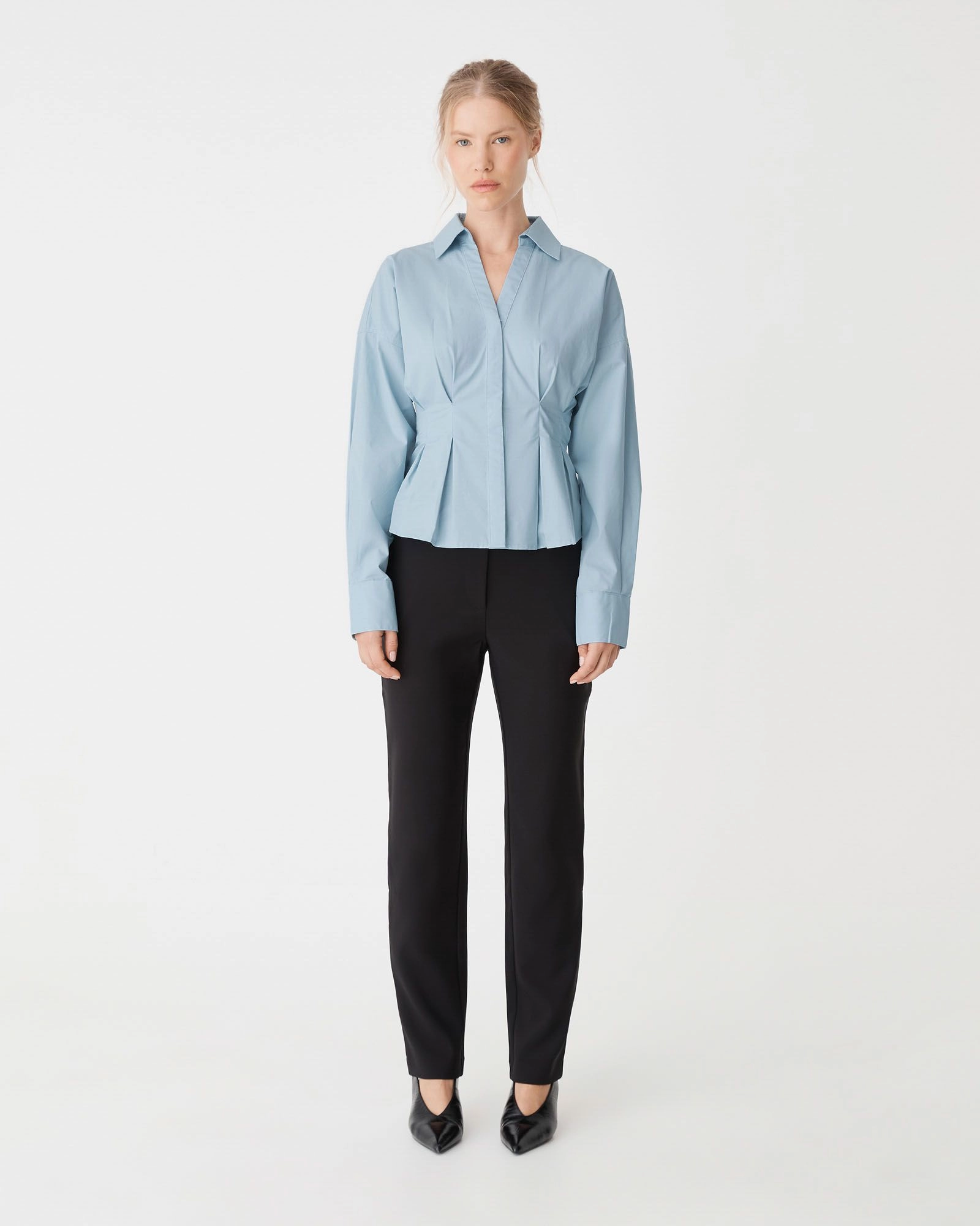 Forcast Clothing - Billie Pleat Waist Shirt