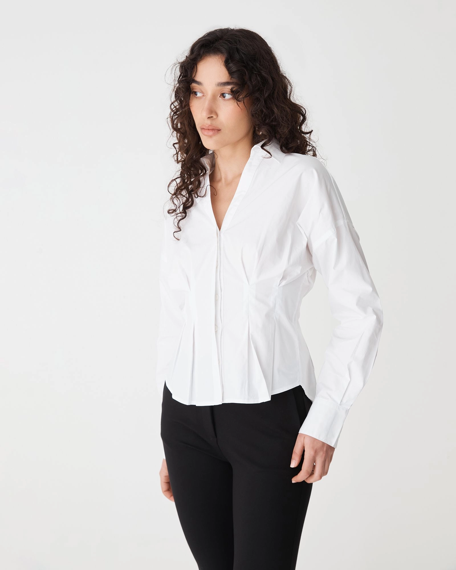 Forcast Clothing - Billie Pleat Waist Shirt