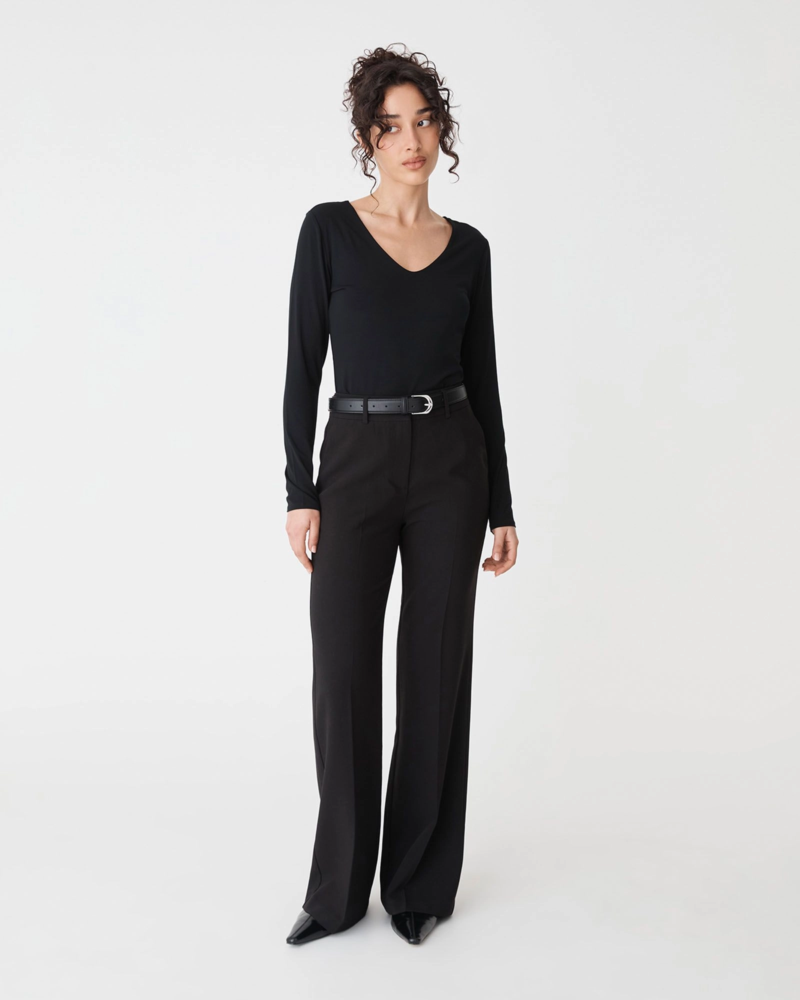 Forcast Clothing - Isla V-Neck Bamboo Top