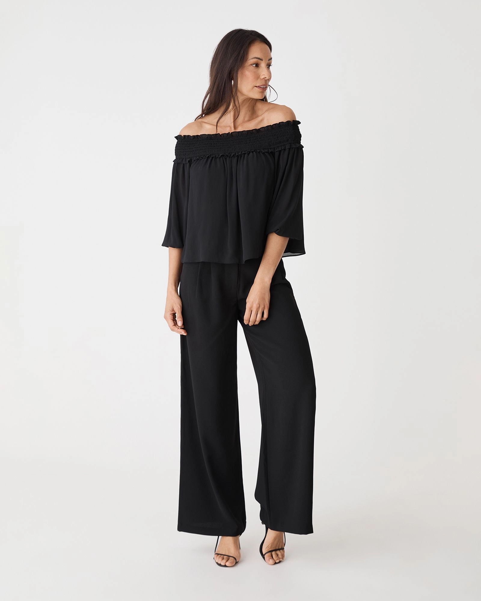 Forcast Clothing - Lilly Off Shoulder Top