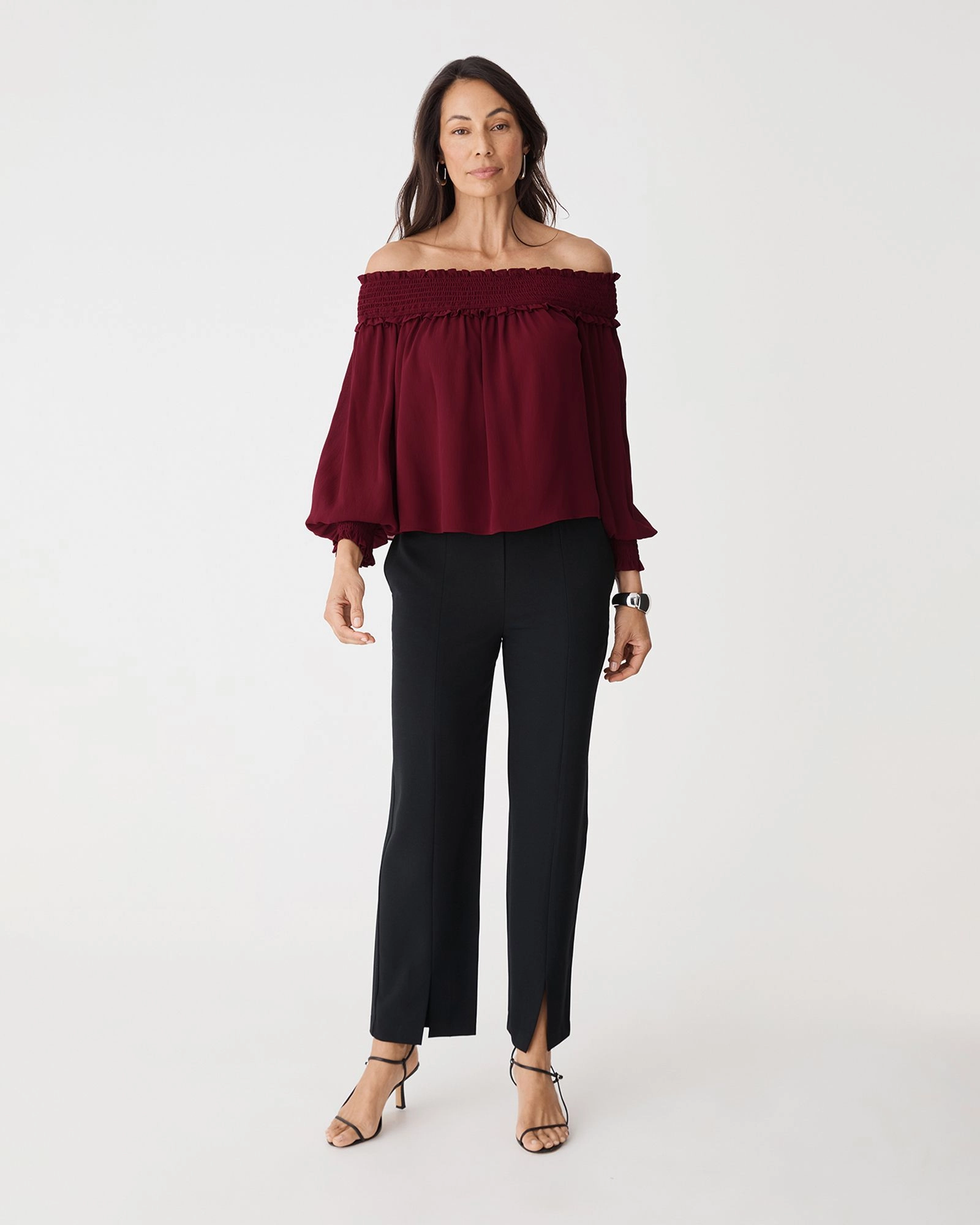 Forcast Clothing - Lilly Off Shoulder Top