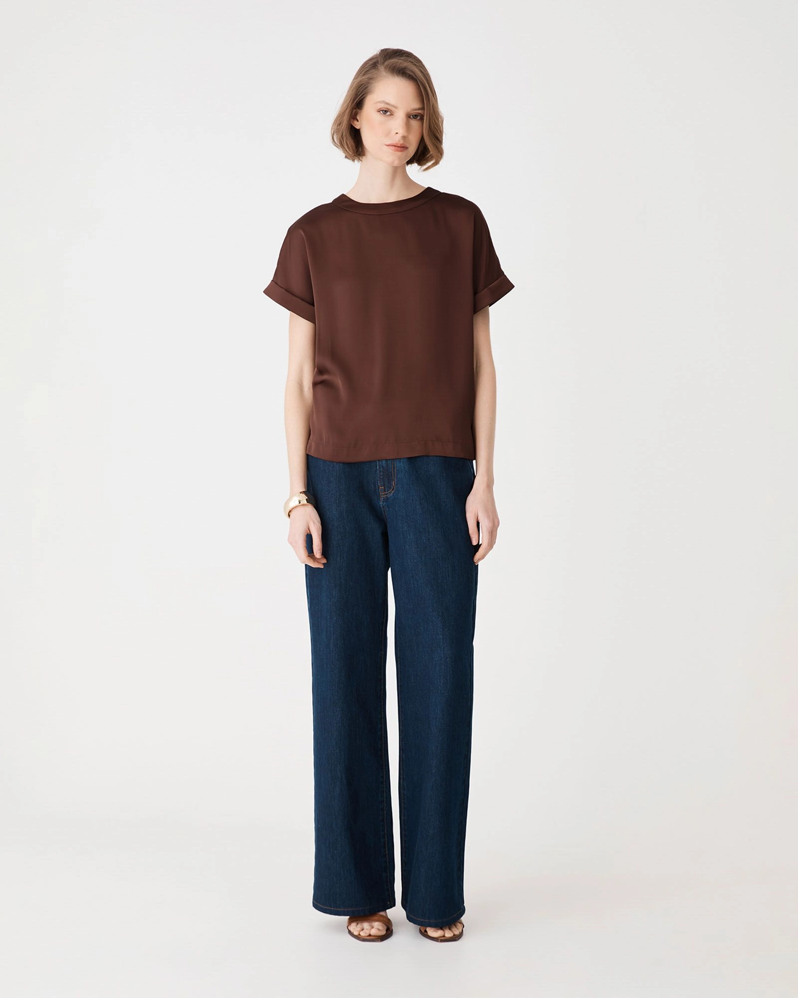 Forcast Clothing - Cameron Satin Tee