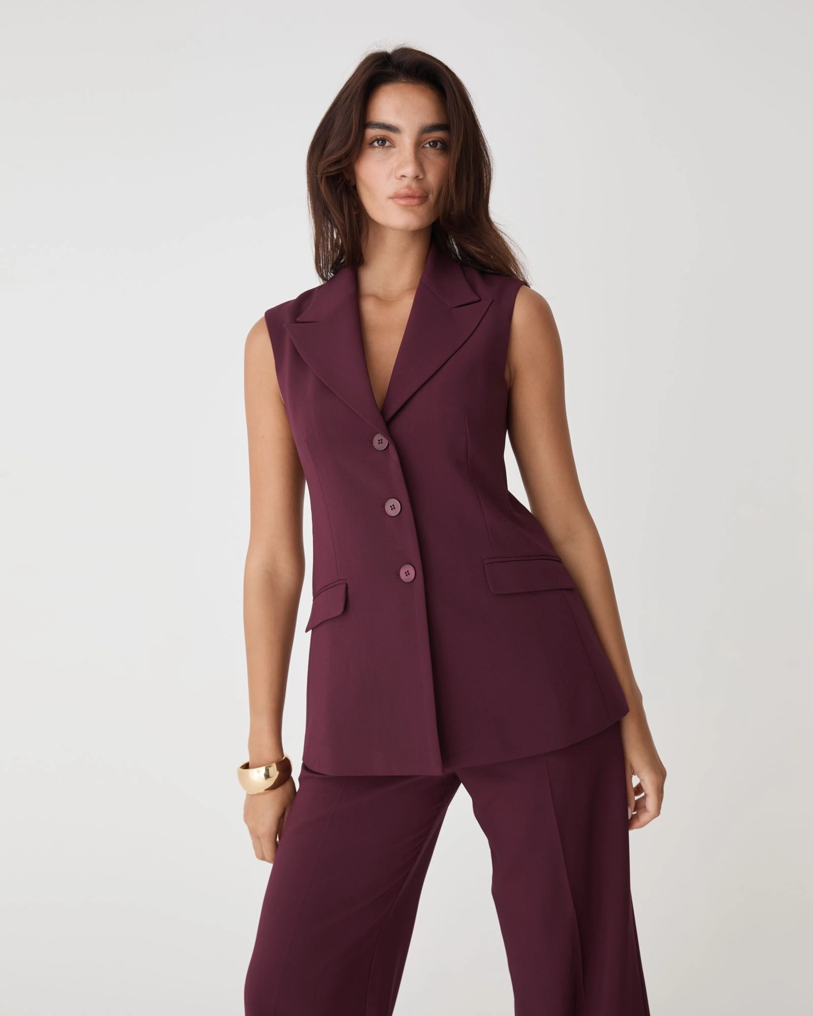 Forcast Clothing - Nikki Long Collared Vest