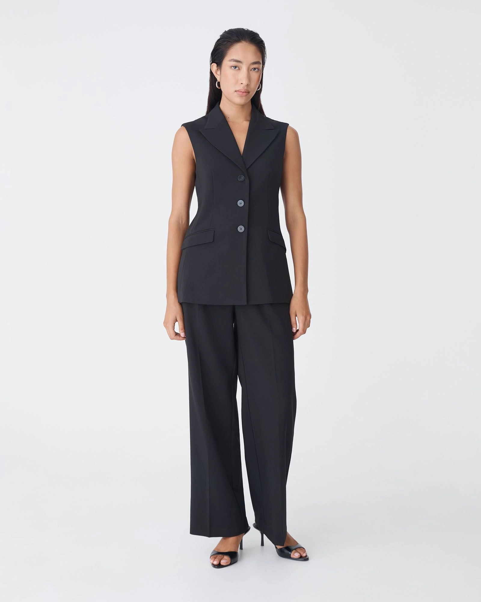 Forcast Clothing - Nikki Long Collared Vest