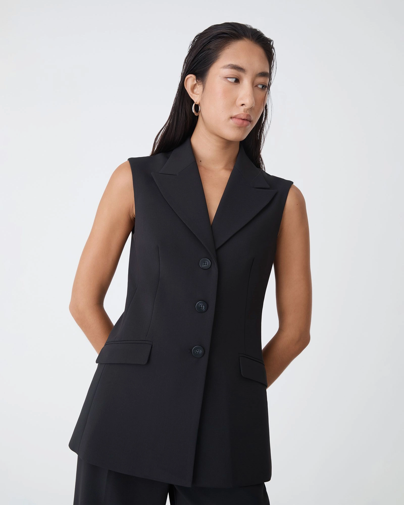 Forcast Clothing - Nikki Long Collared Vest