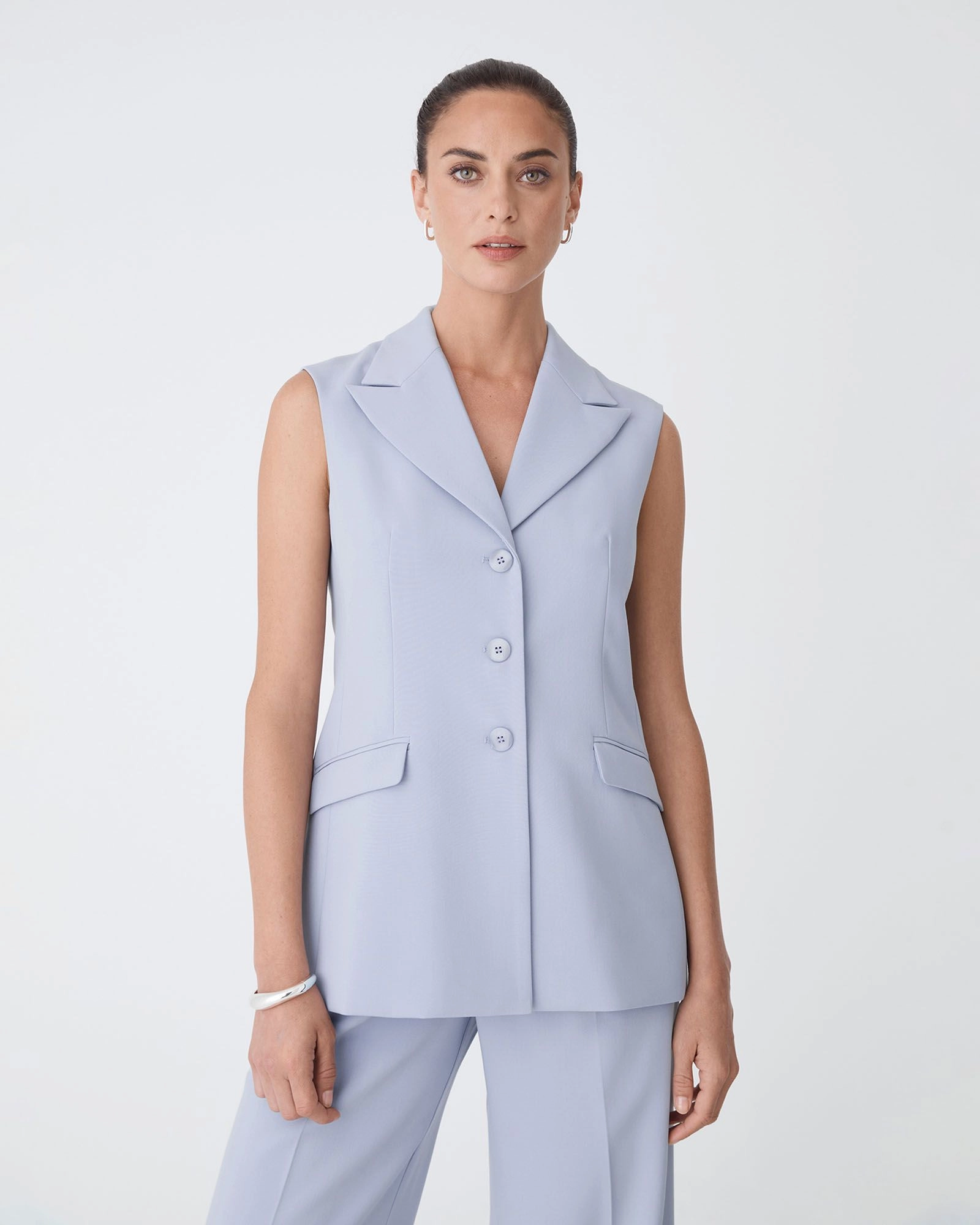 Forcast Clothing - Nikki Long Collared Vest