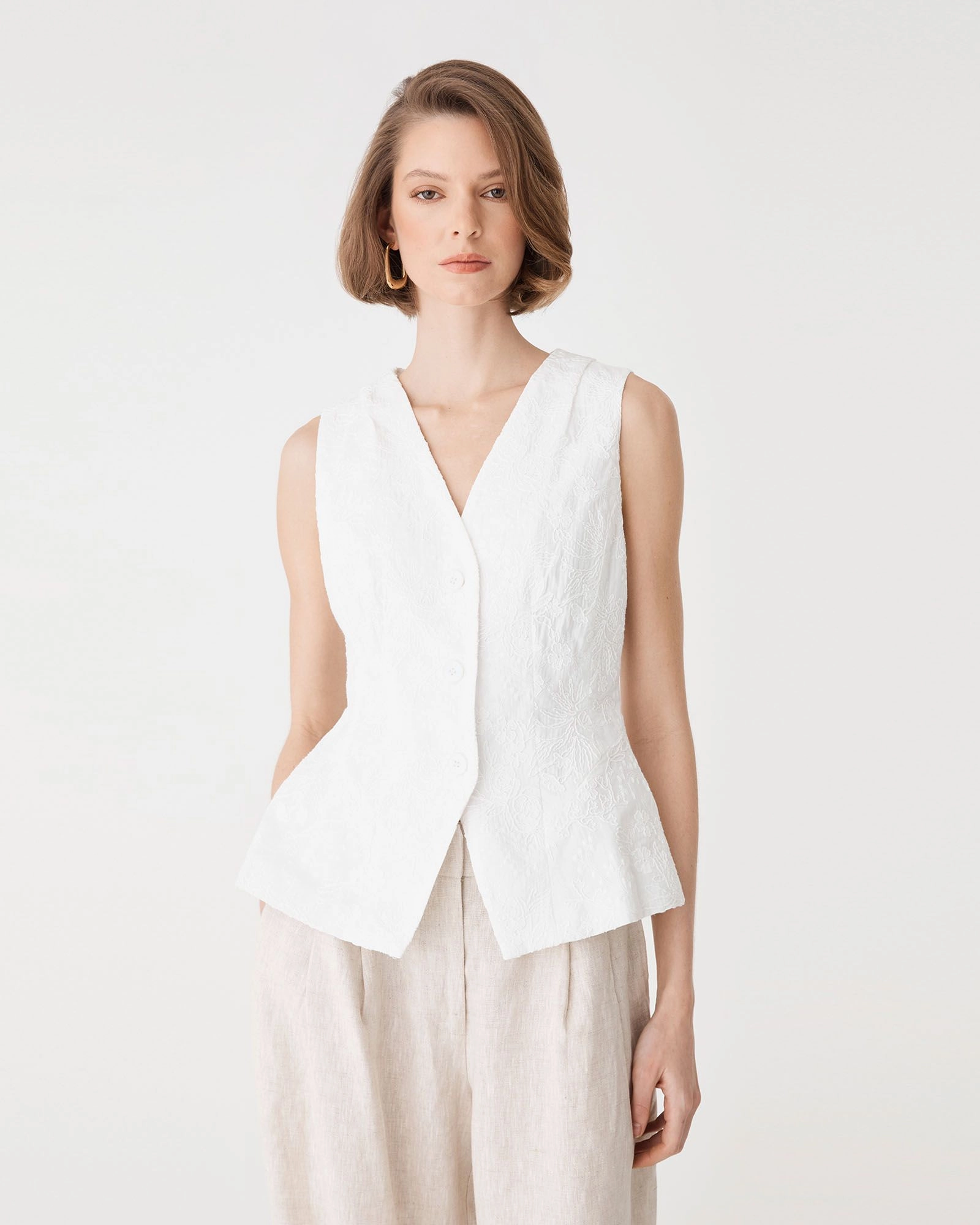 Forcast Clothing - Eloise Embroidered Top