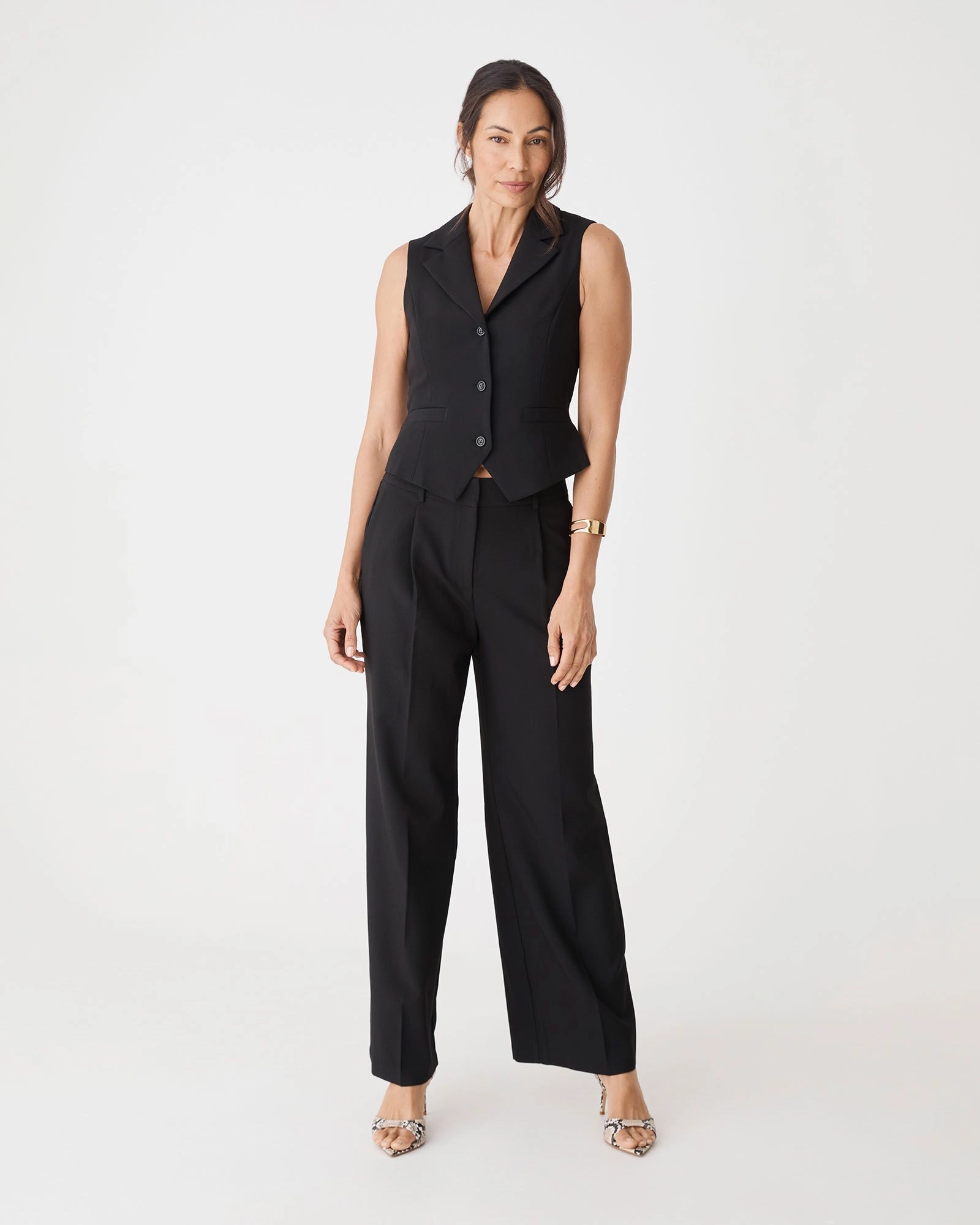 Forcast Clothing - Nikki Collared Vest