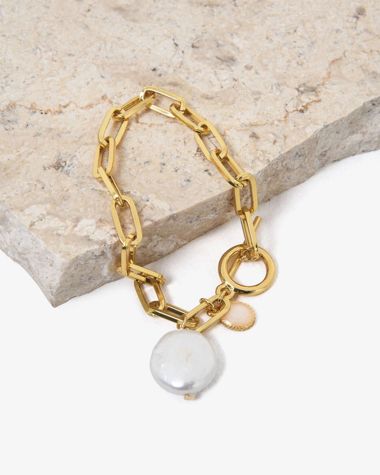 Forcast Accessories - Noa Pearl Chain Bracelet
