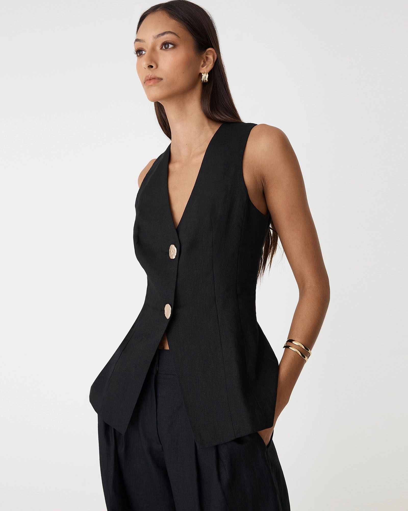 Forcast Accessories - Lupita Gold Cuff Bracelet