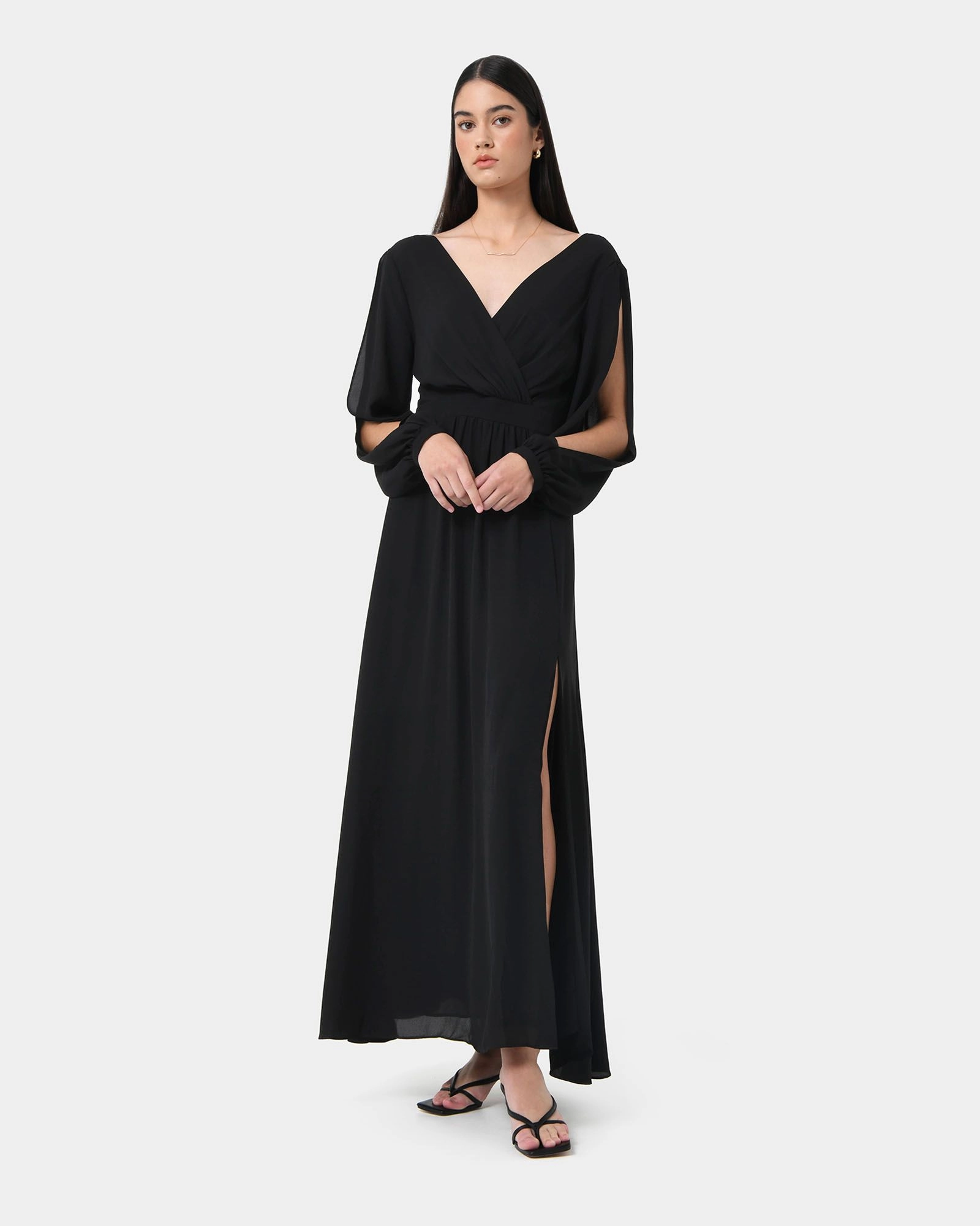 Forcast Clothing - Louise Open Sleeve Maxi Dress