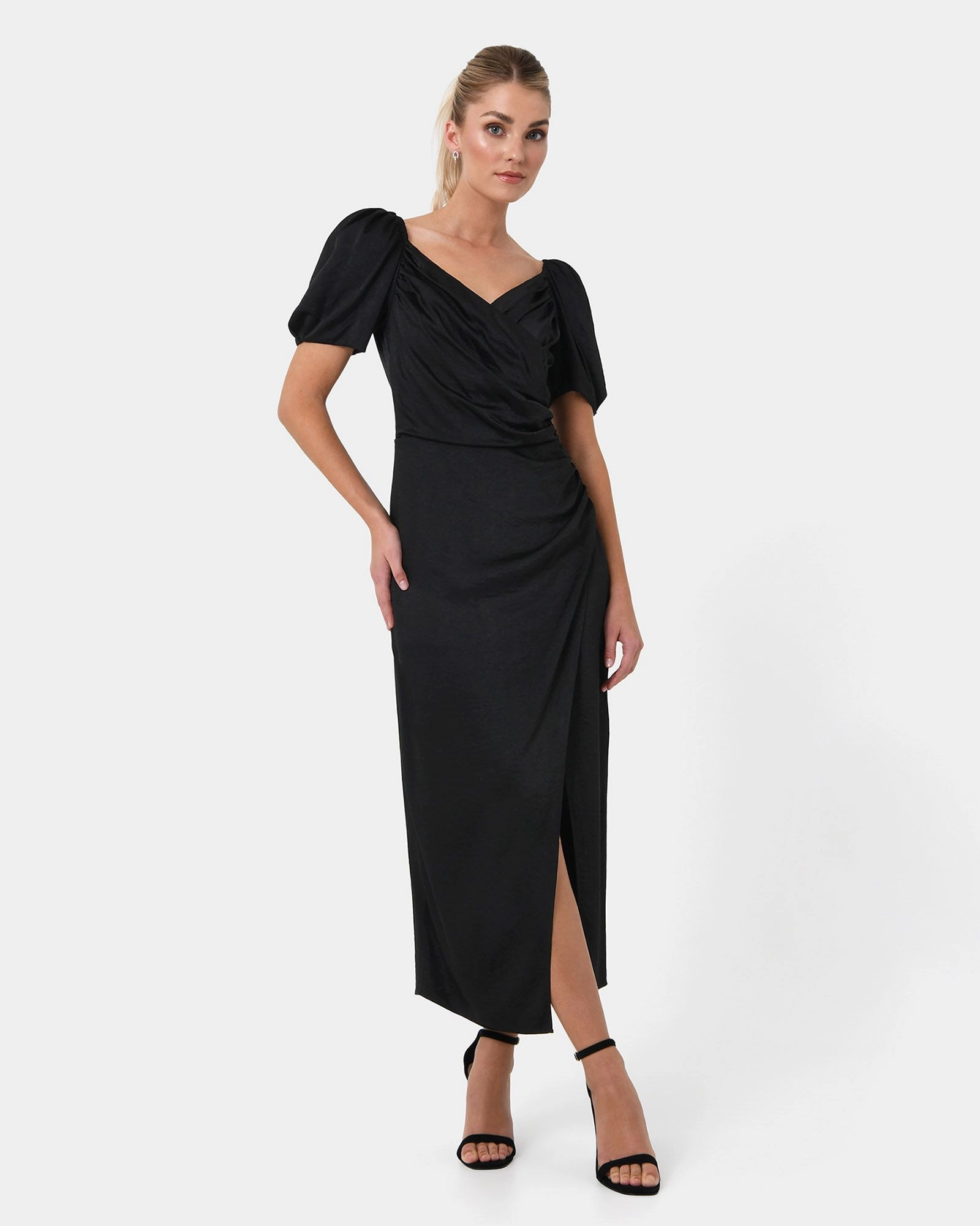 Forcast Clothing - Trixie Front Crossover Dress
