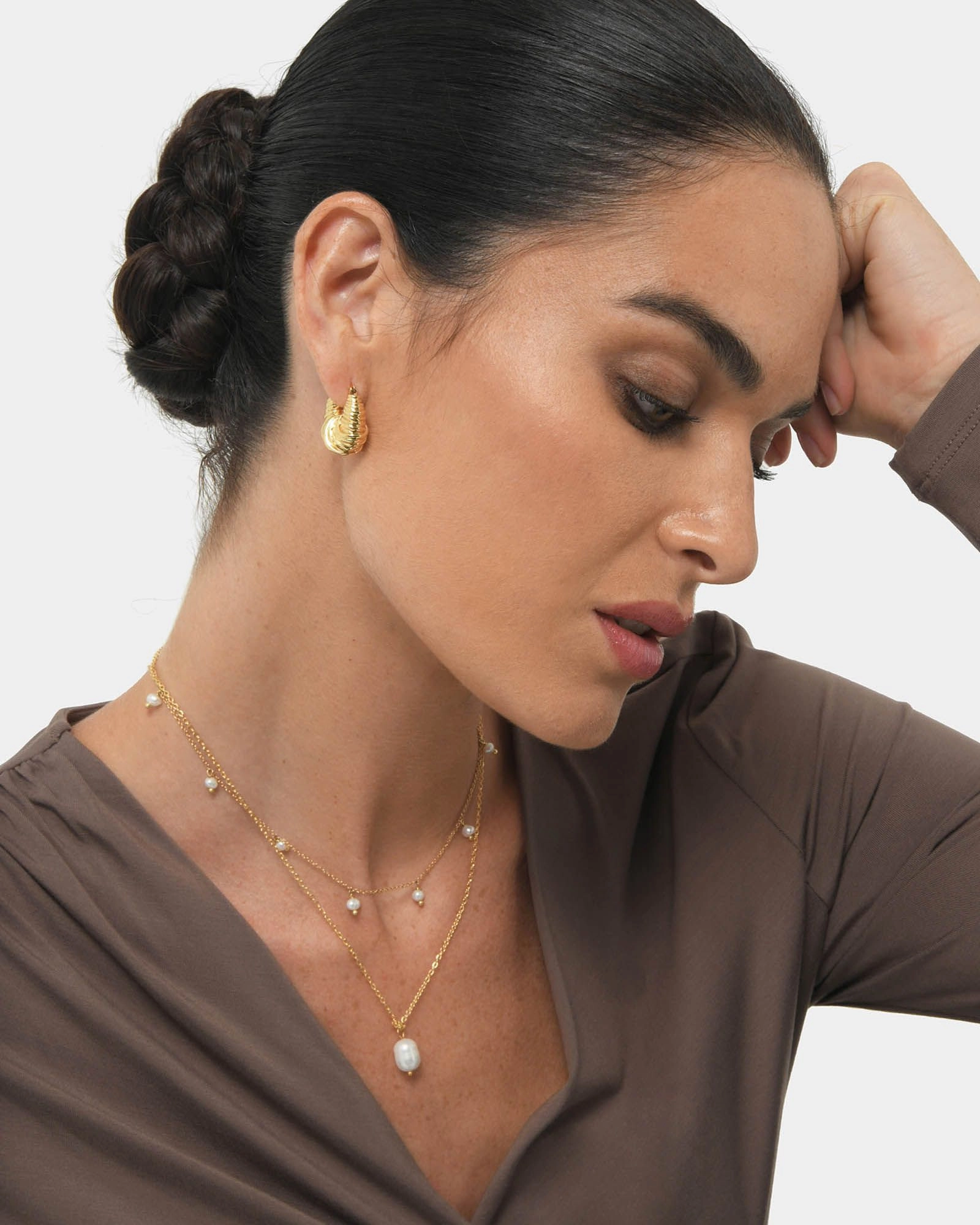 Forcast Accessories - Simra Gold Earrings