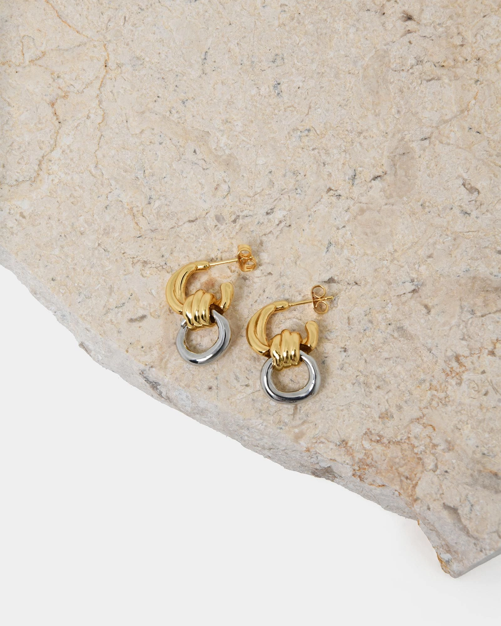 Forcast Accessories - Samra Two Tone Earrings